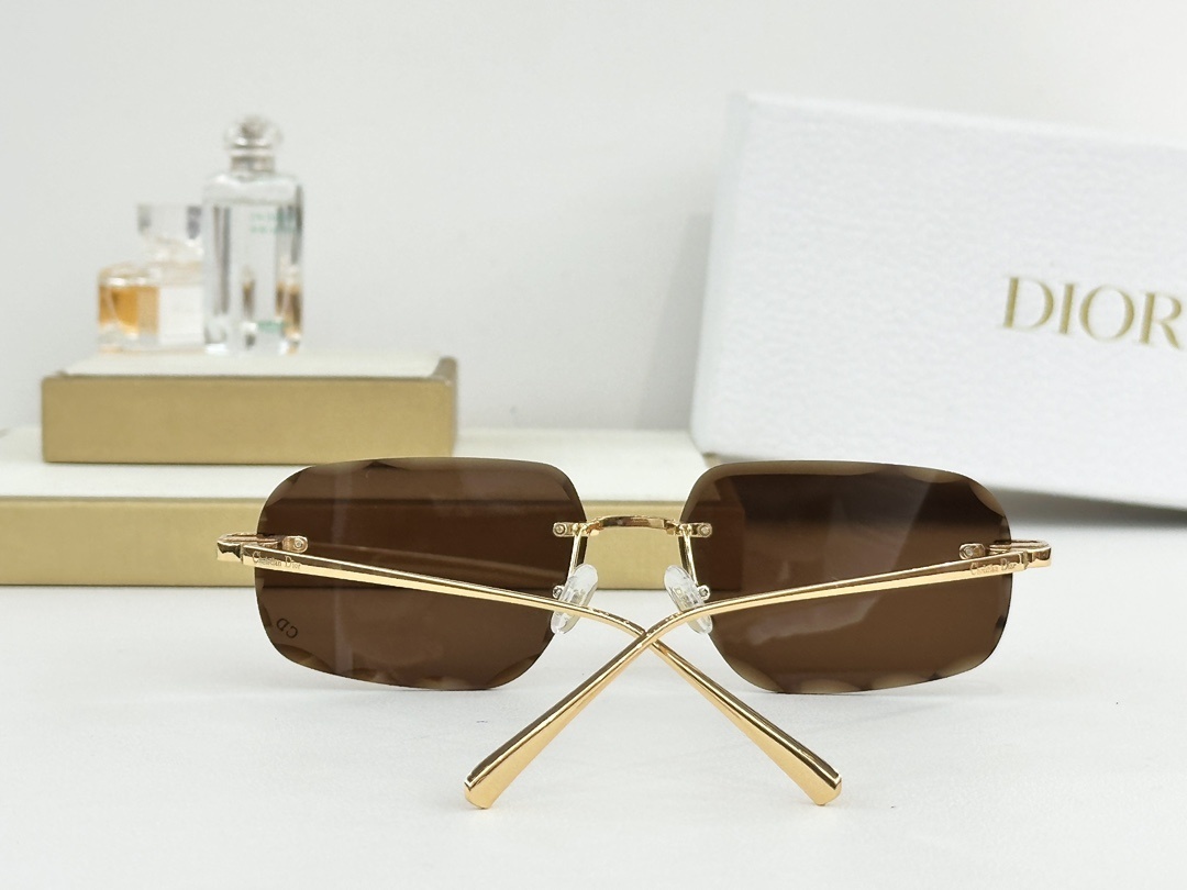 Dior Rimless Diamond Cut Sunglasses – Luxury Women’s Eyewear