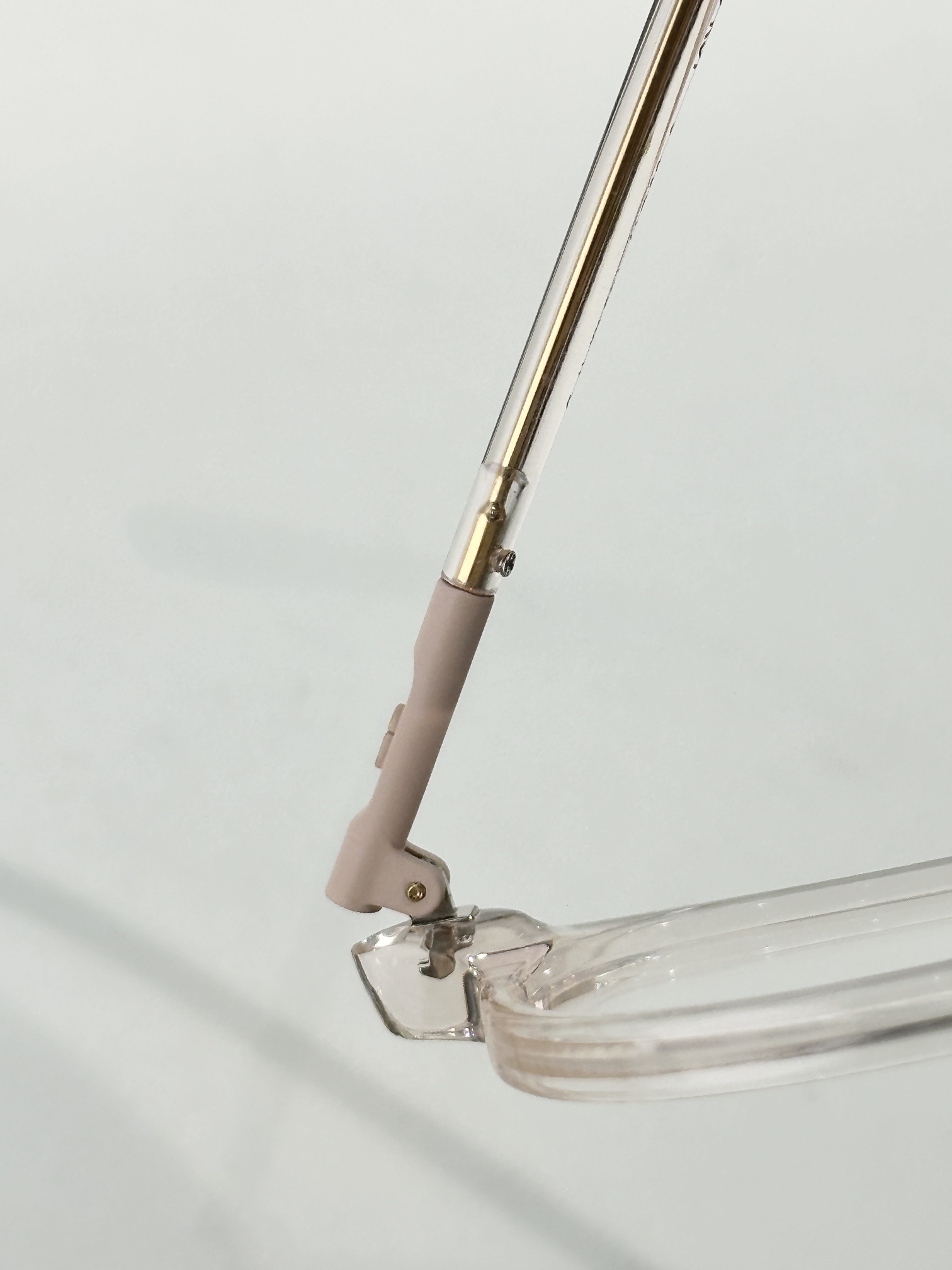 Dior MiniCD R5F Round Blue Light Blocking Glasses – Transparent