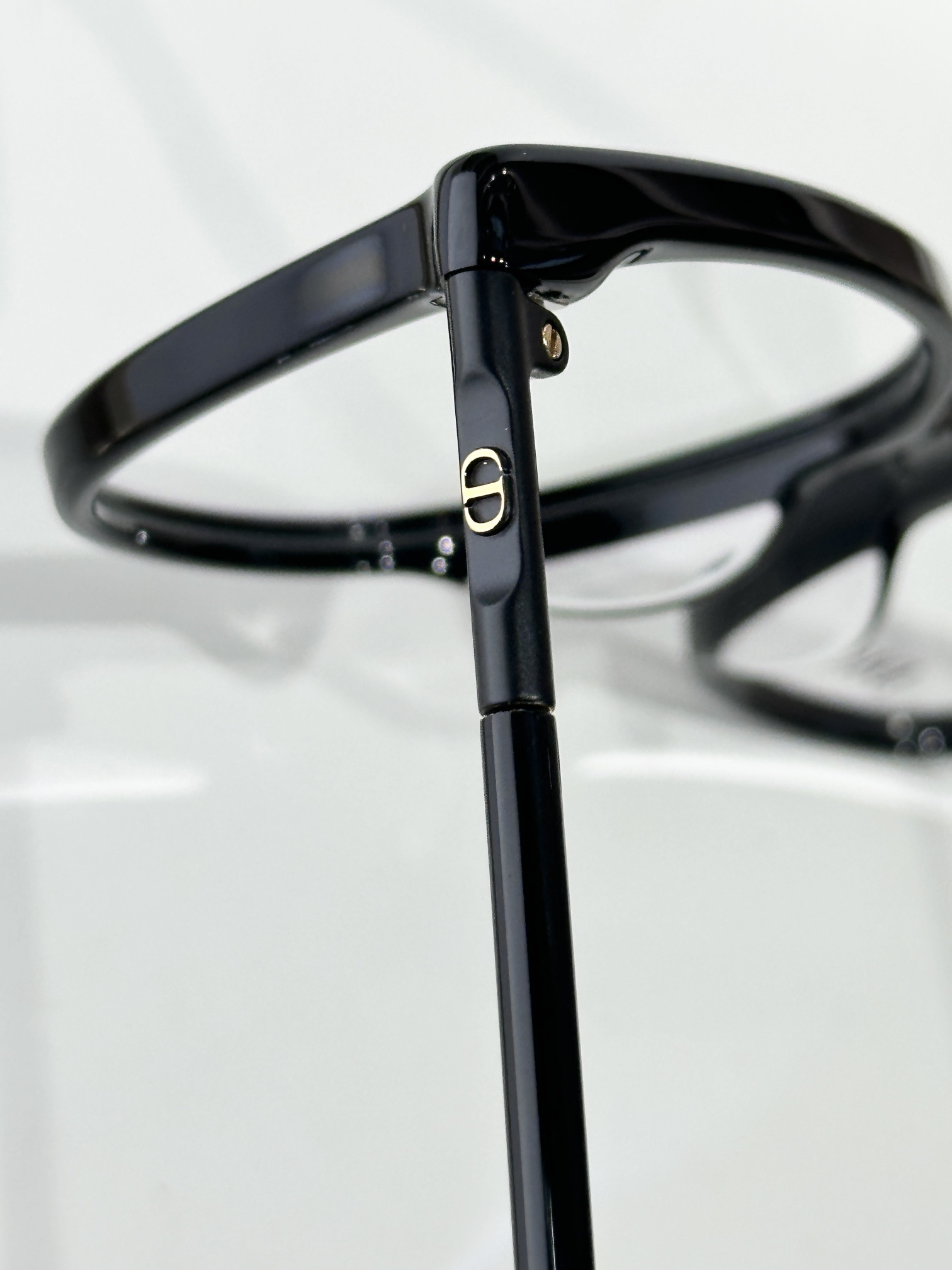 Dior MiniCD S1F Black Square Anti-Blue Light Glasses