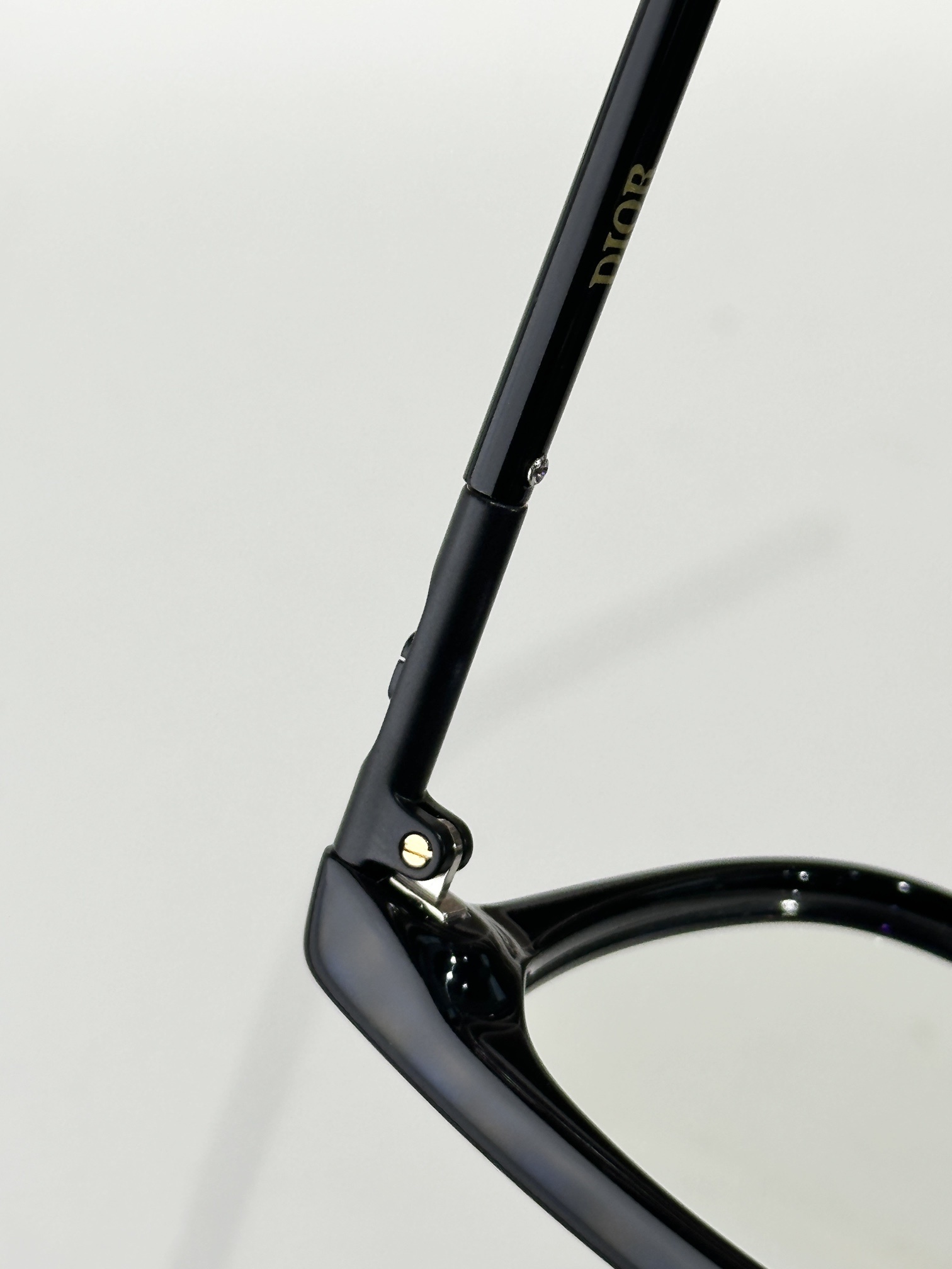 Dior MiniCD S1F Black Square Anti-Blue Light Glasses