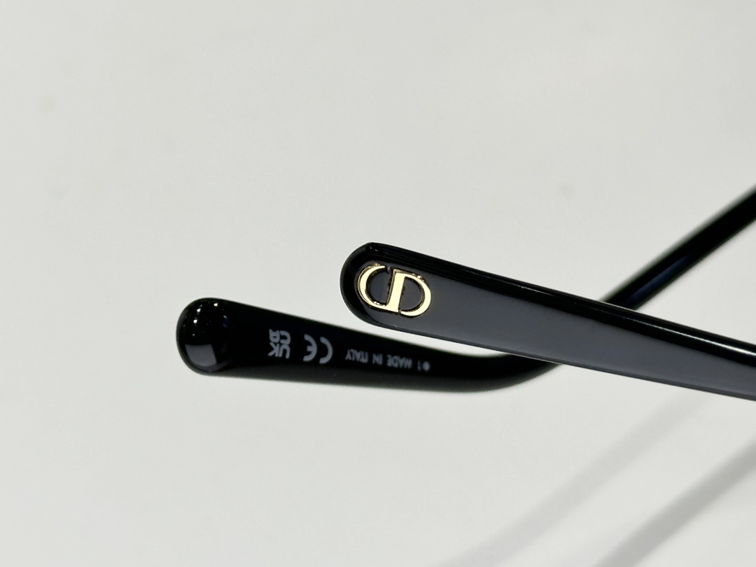 Dior MiniCD S1F Black Square Anti-Blue Light Glasses