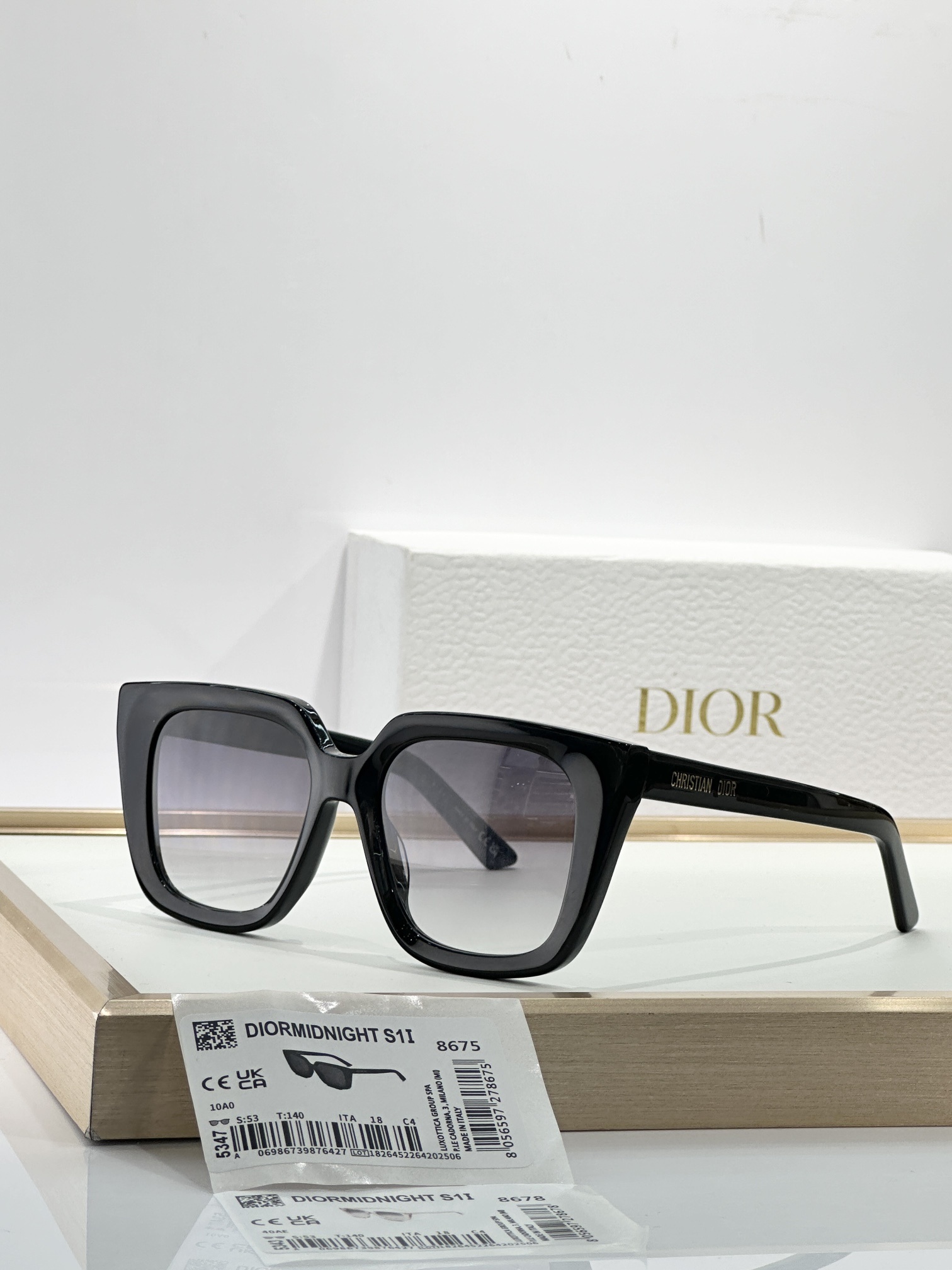 midnight Dior Black Square Sunglasses – Dior Midnight S1I Black Square
