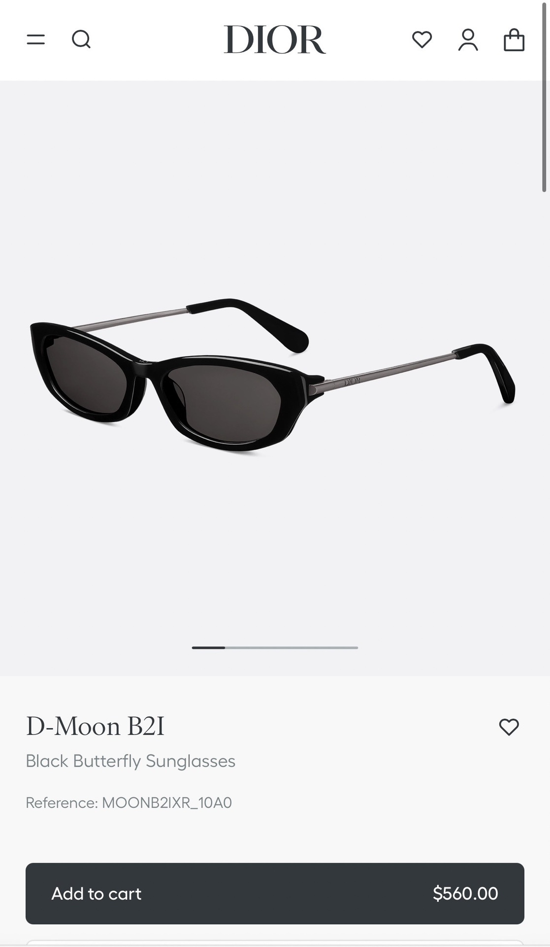 Dior Black Butterfly Sunglasses moon – Dior D-Moon B2I Black Butterfly