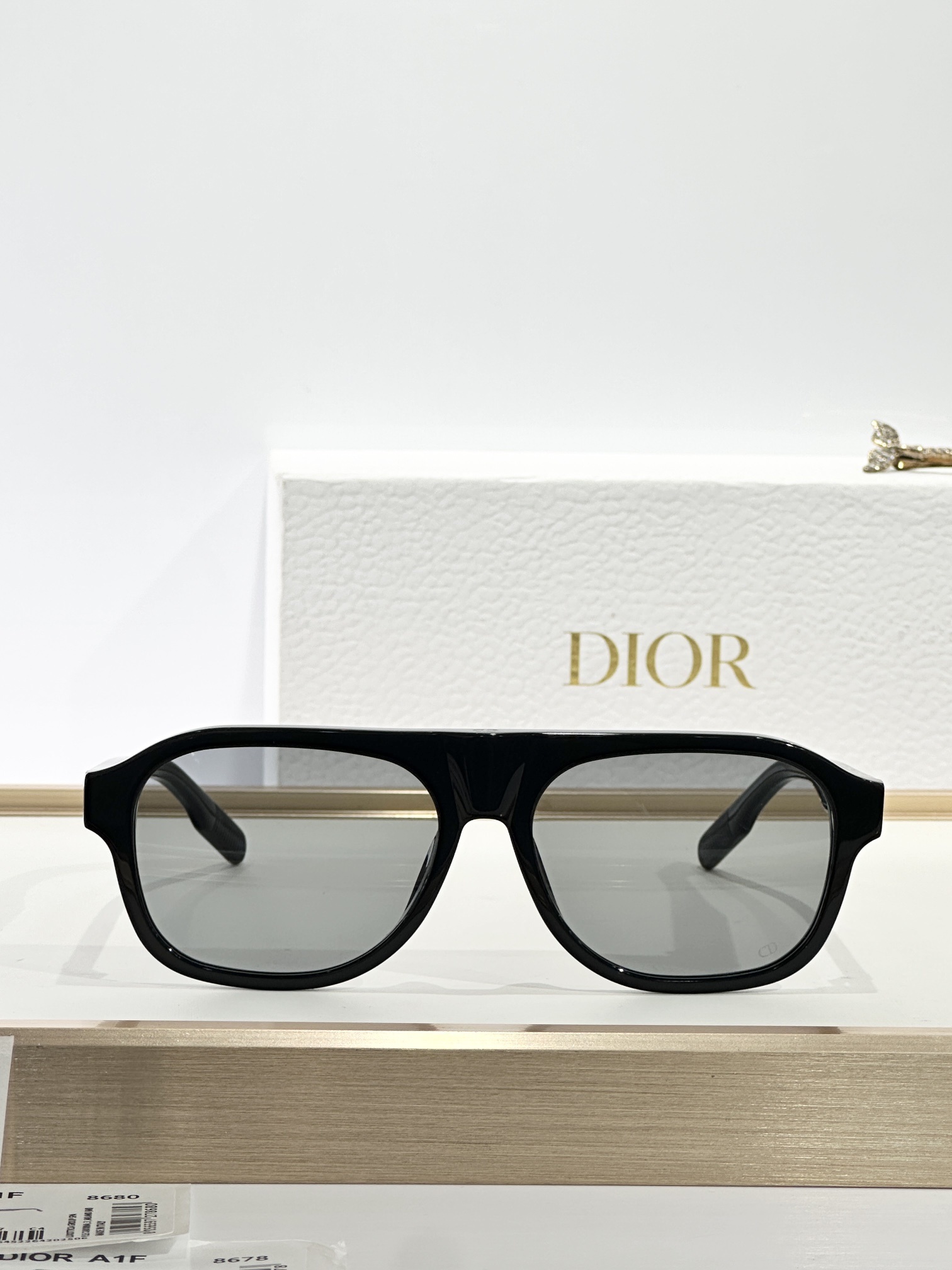 Dior CD Icon A1I Black Pilot Sunglasses – Luxury Men’s Eyewear