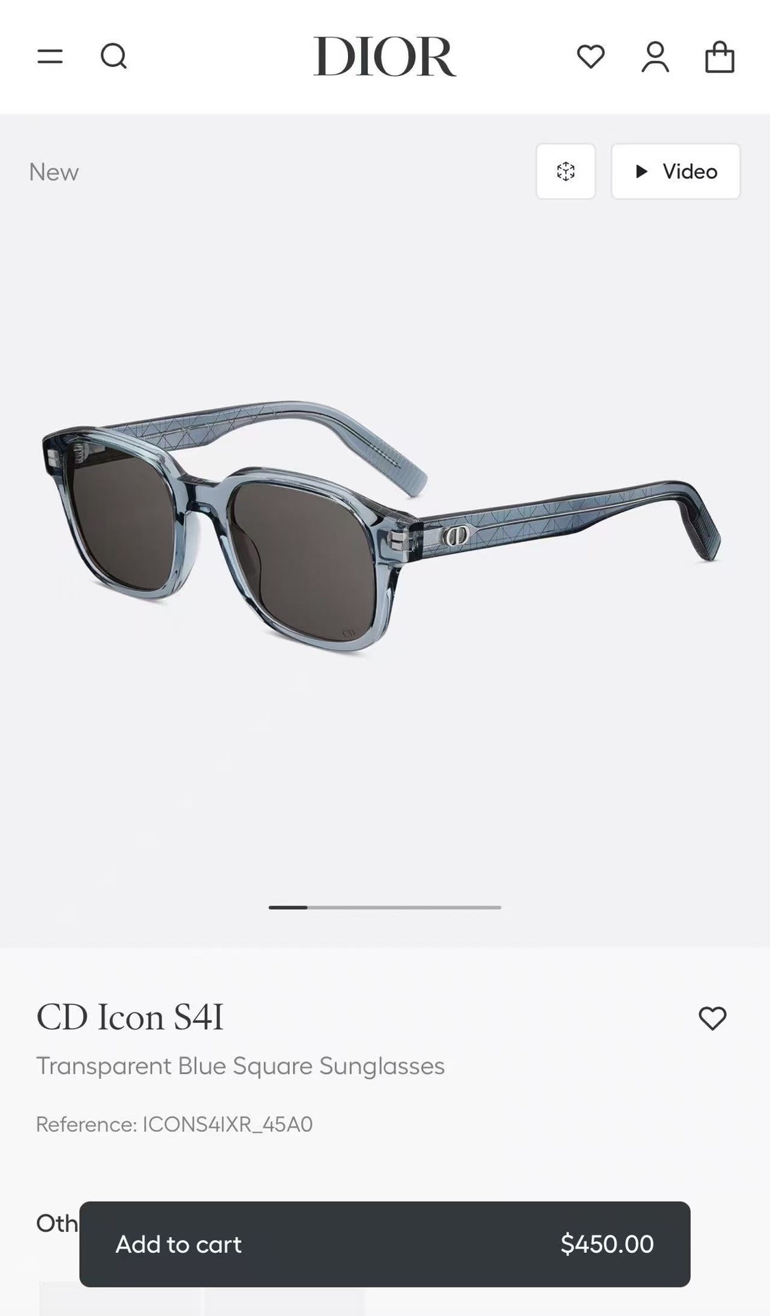 Dior Men’s Square Acetate Sunglasses – Luxury Designer Eyewear