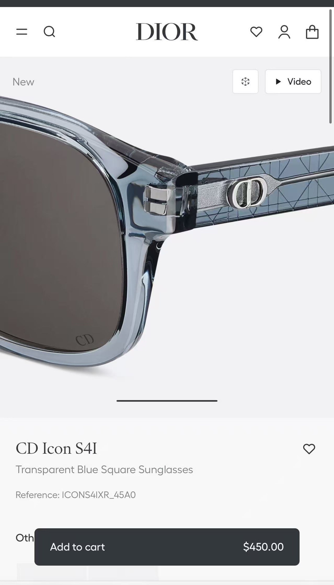 Dior Men’s Square Acetate Sunglasses – Luxury Designer Eyewear