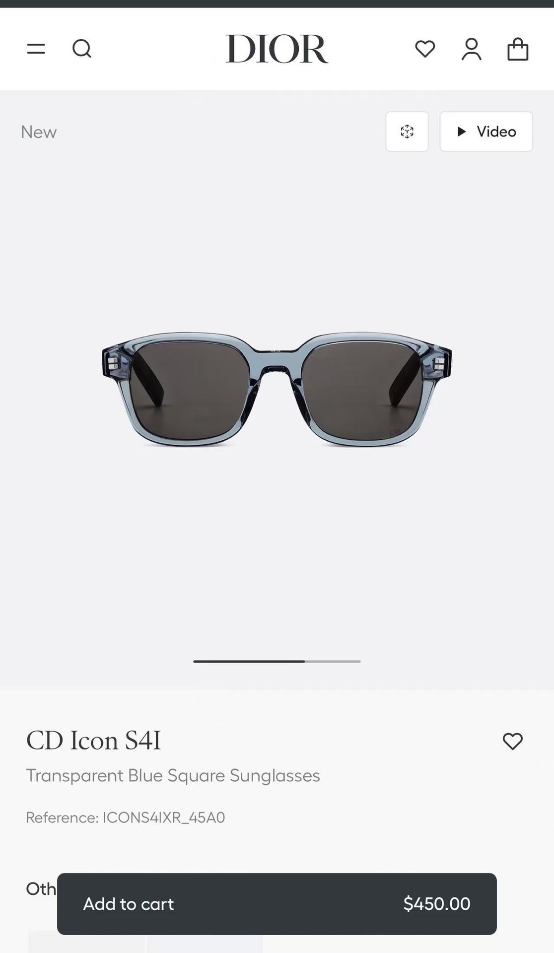 Dior Men’s Square Acetate Sunglasses – Luxury Designer Eyewear