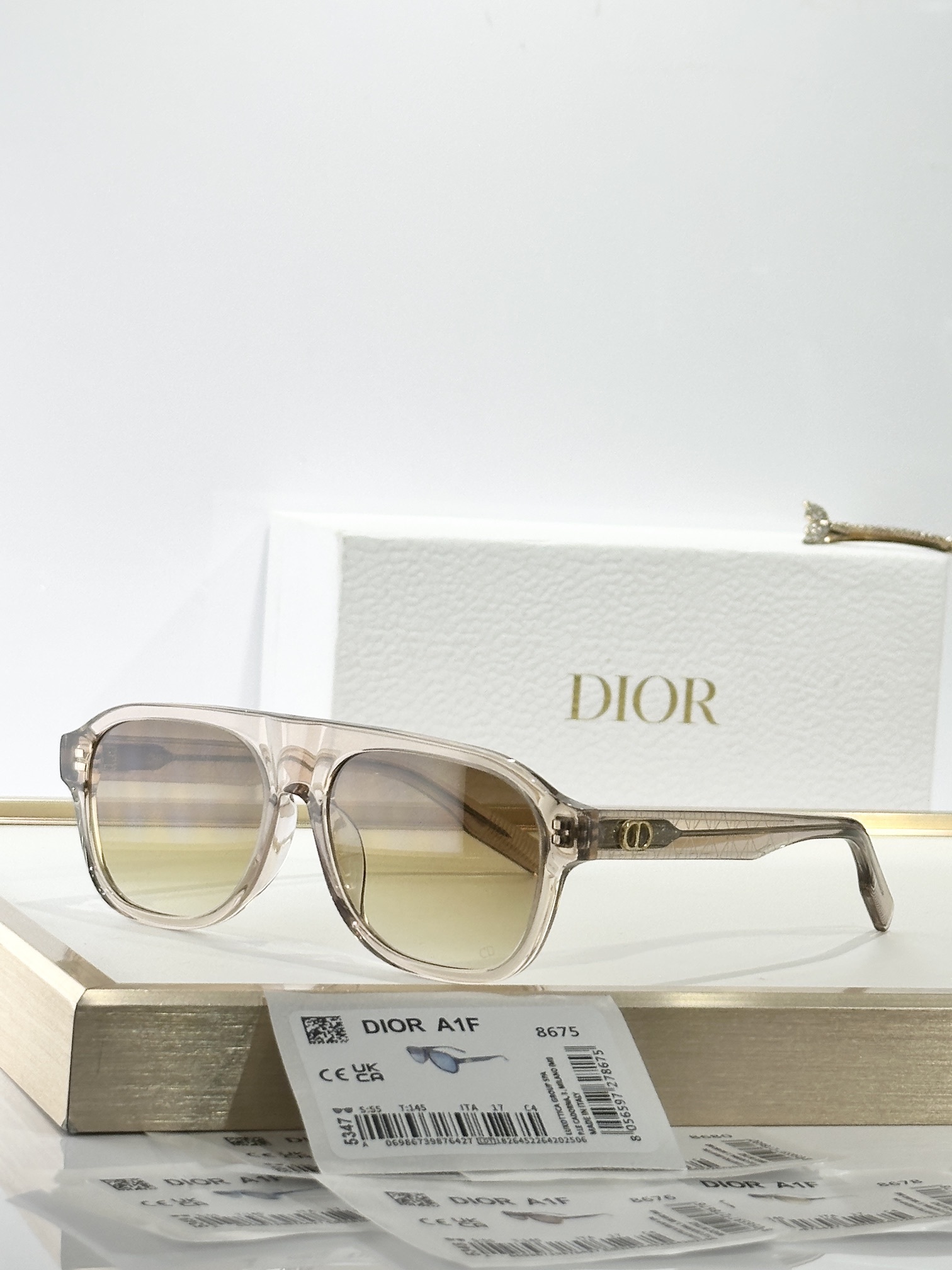 Dior A1F Havana Aviator Sunglasses – Classic Style