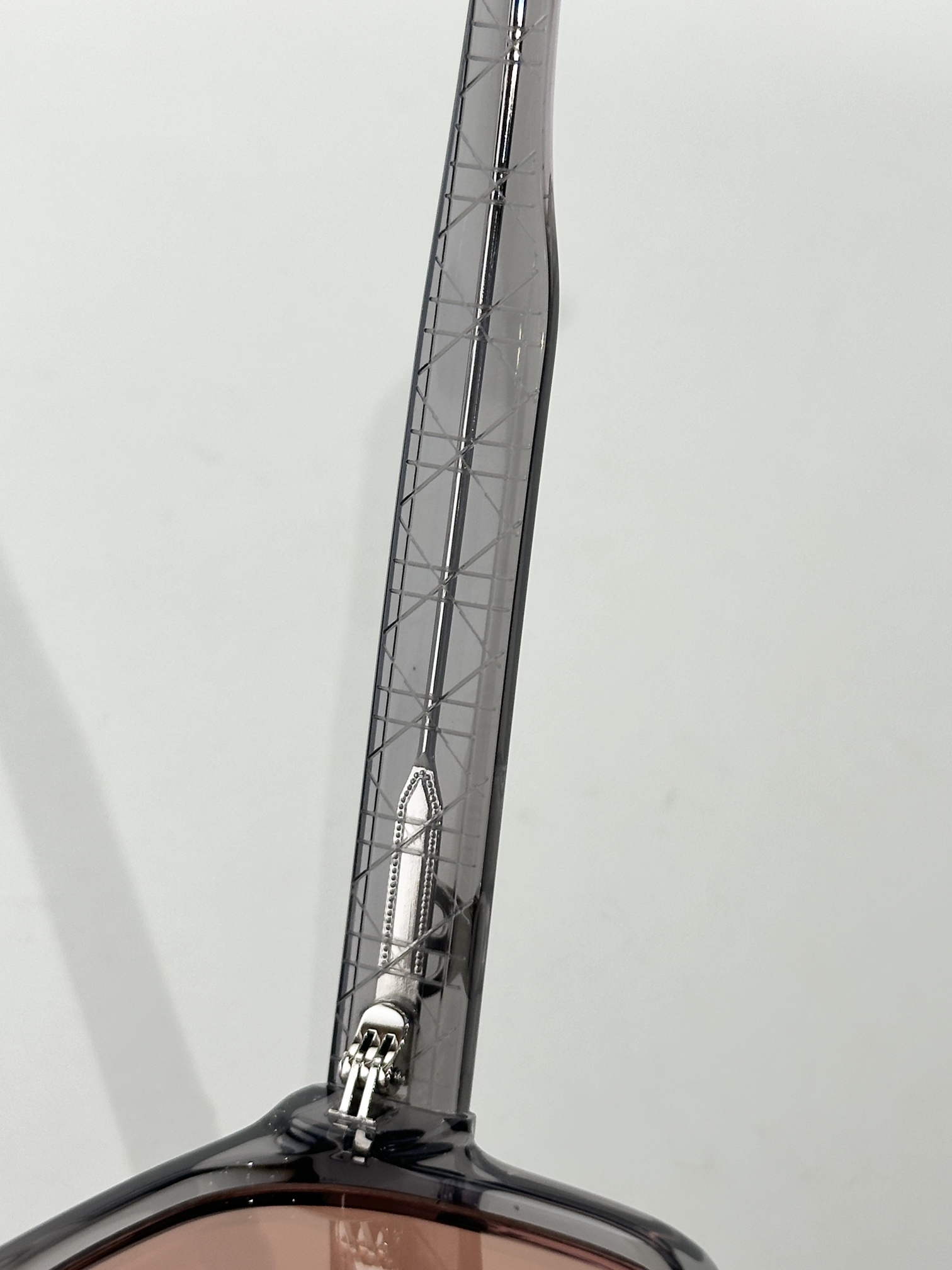 Dior BlackSuit S10I Transparent Grey Square Sunglasses