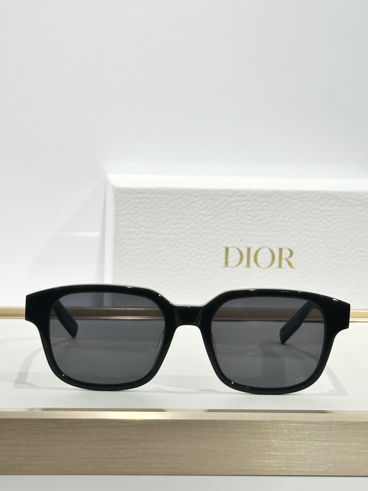 Dior CD Icon S4I Black Square Sunglasses – Luxury Men’s Eyewear
