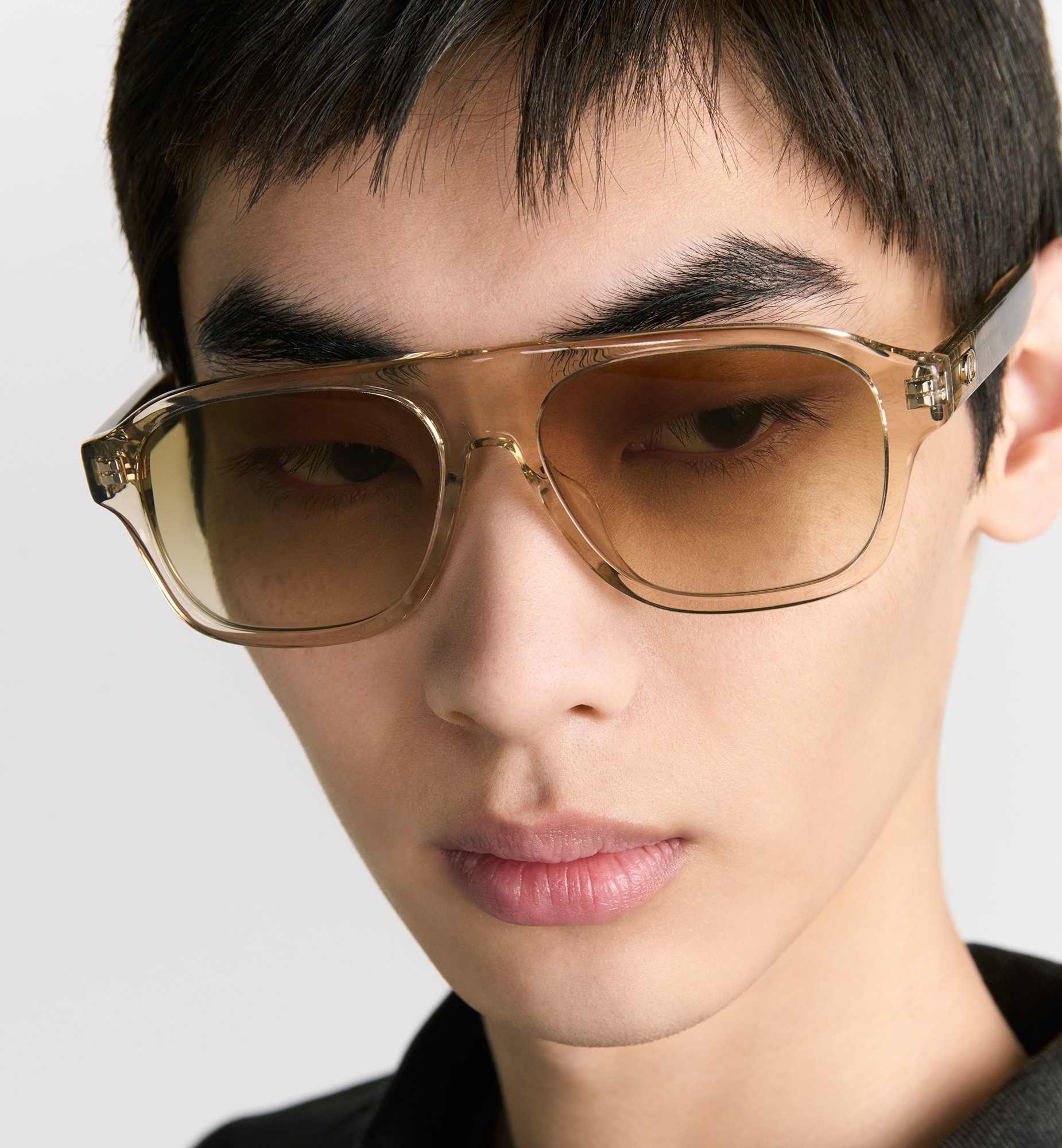 Dior Navigator Sunglasses in Translucent Beige Acetate