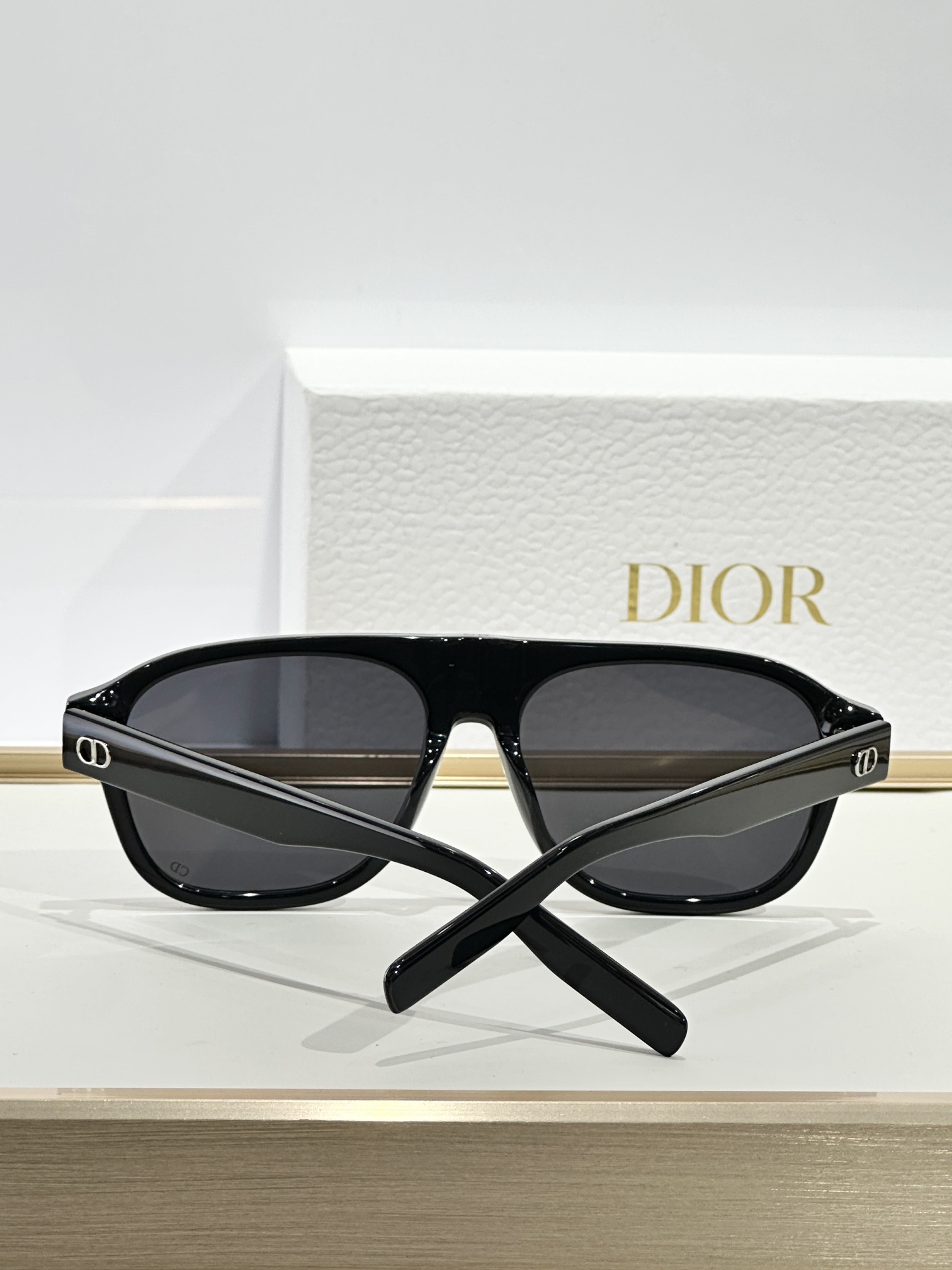 Dior CD Icon A1I Black Pilot Sunglasses – Luxury Eyewear