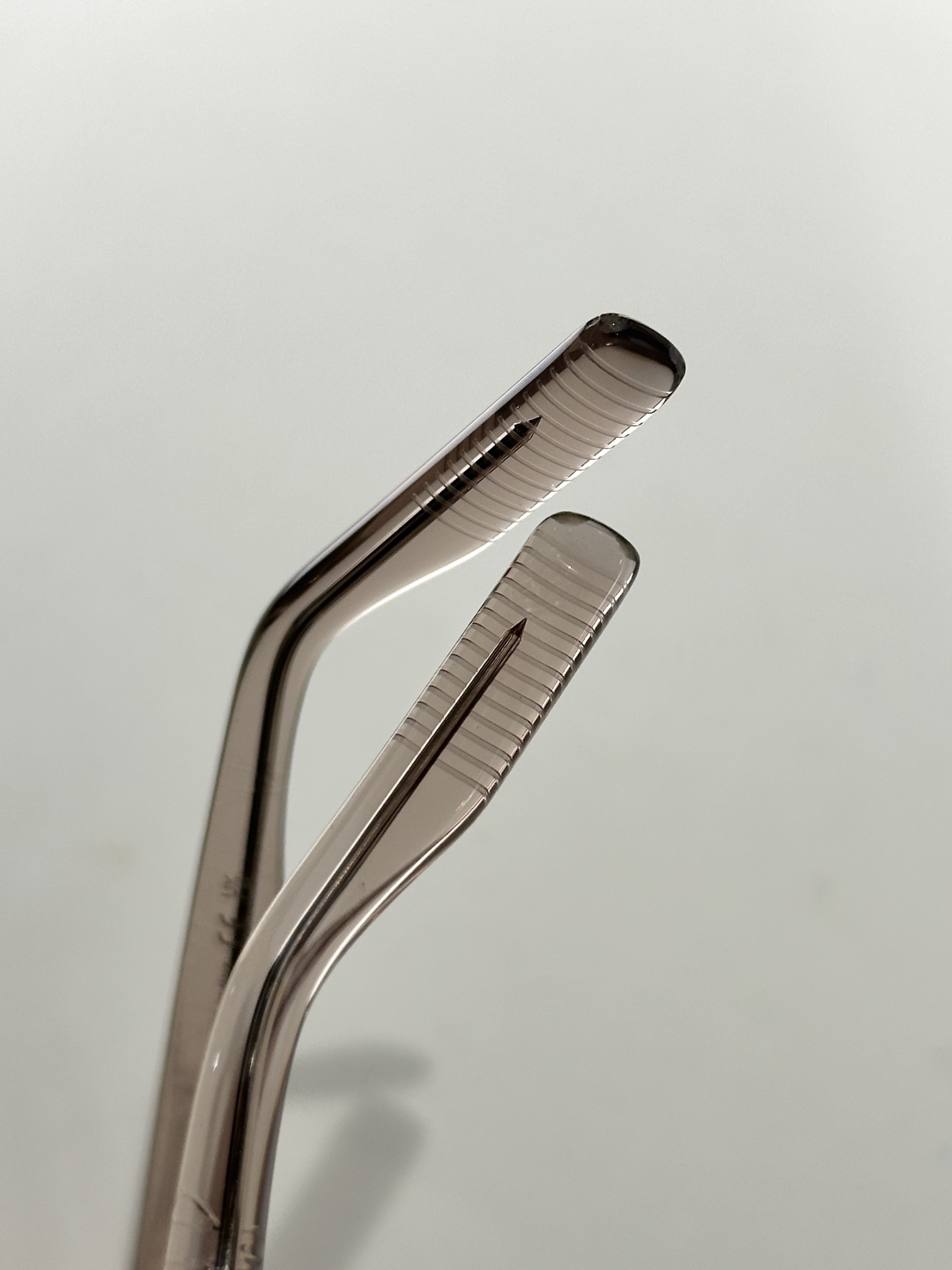 Dior CD Icon A1I Transparent Beige Pilot Sunglasses