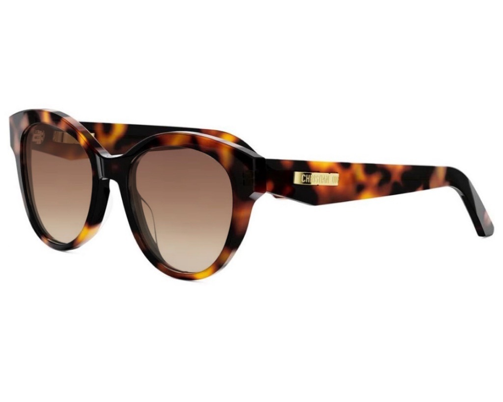 Dior Tortoise Cat-Eye Sunglasses – Brown Gradient Lenses
