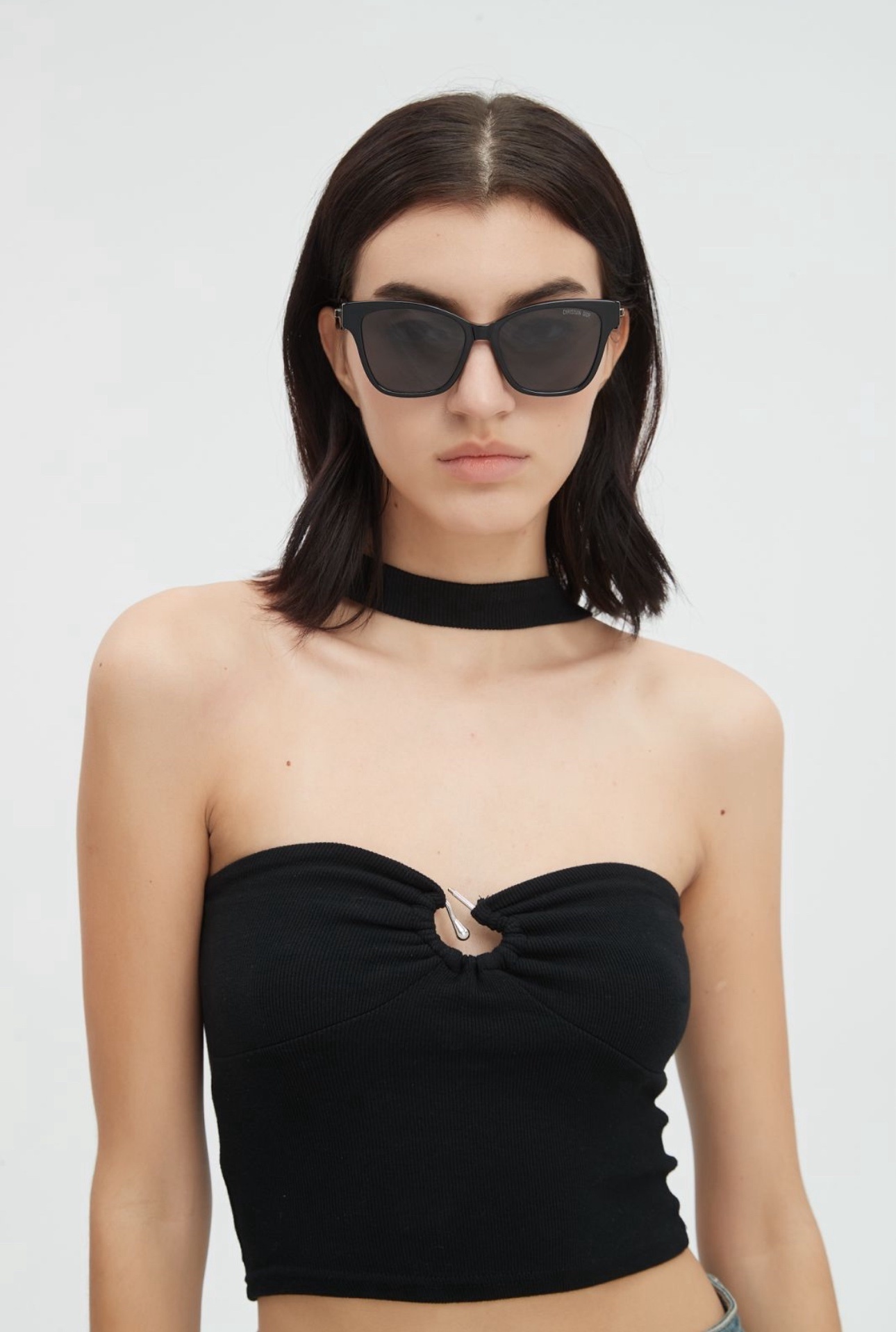 Gentle Monster Black Flatba Sunglasses – Square Frame