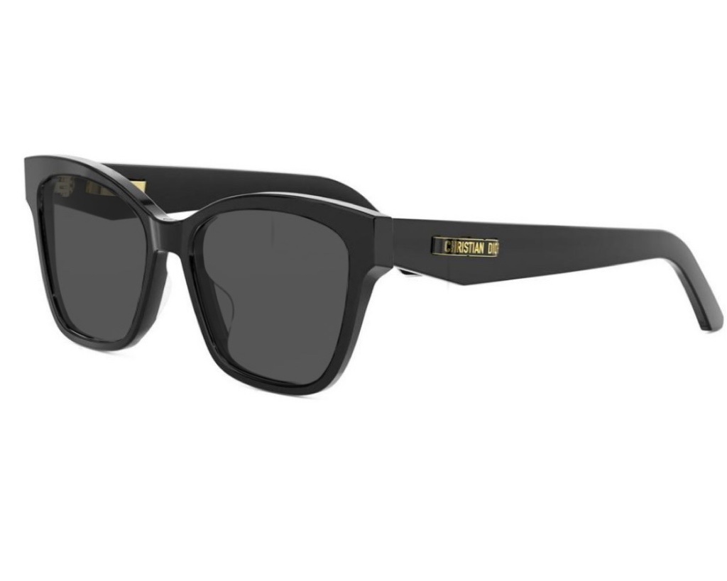 Christian Dior Black Oversized Cat-Eye Sunglasses for Women