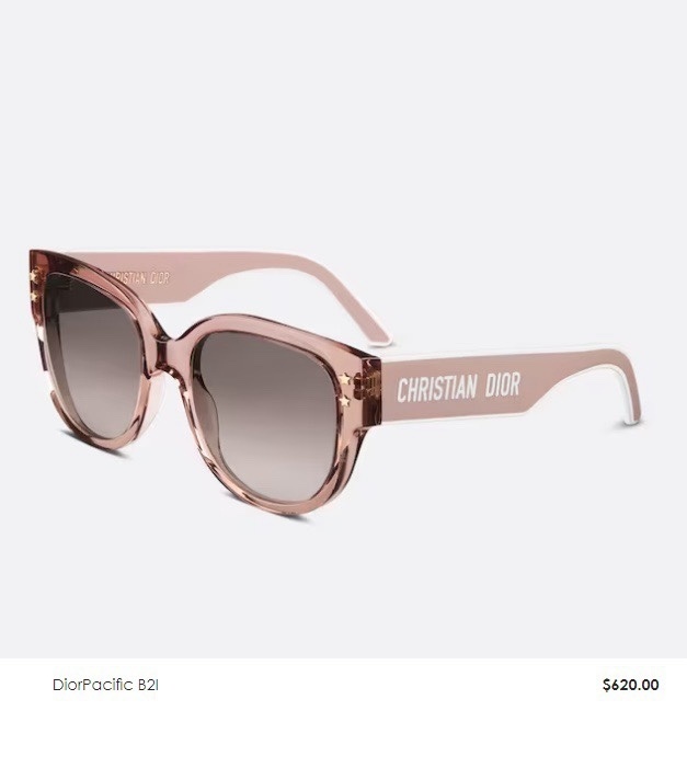 Dior Pink Butterfly Sunglasses – Dior DiorPacific B2I Pink Butterfly