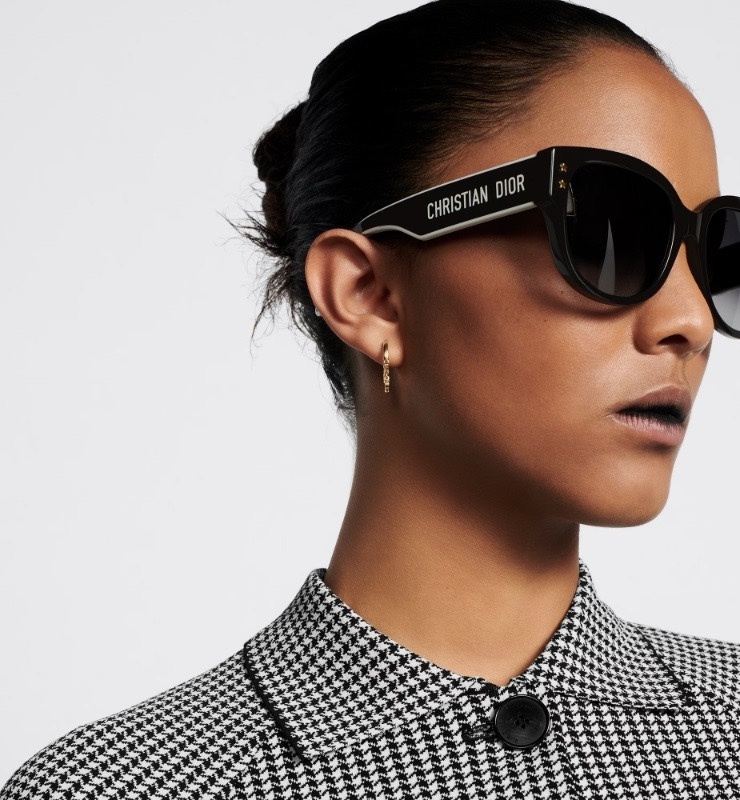 DiorPacific B2I Butterfly Sunglasses in Pink Acetate