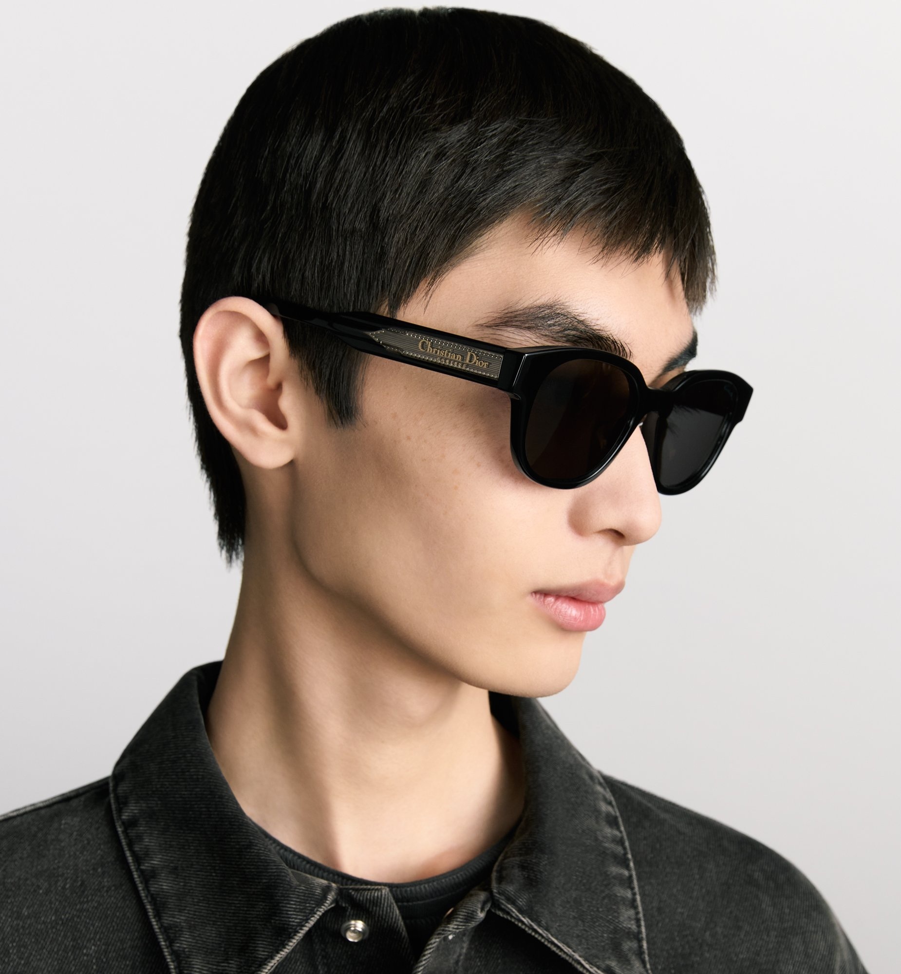 Christian Dior Couture Black Square Sunglasses for Men