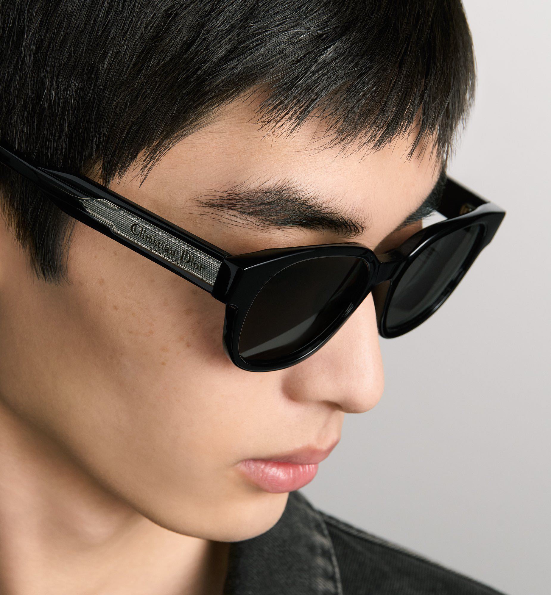 Christian Dior Couture Black Square Sunglasses for Men
