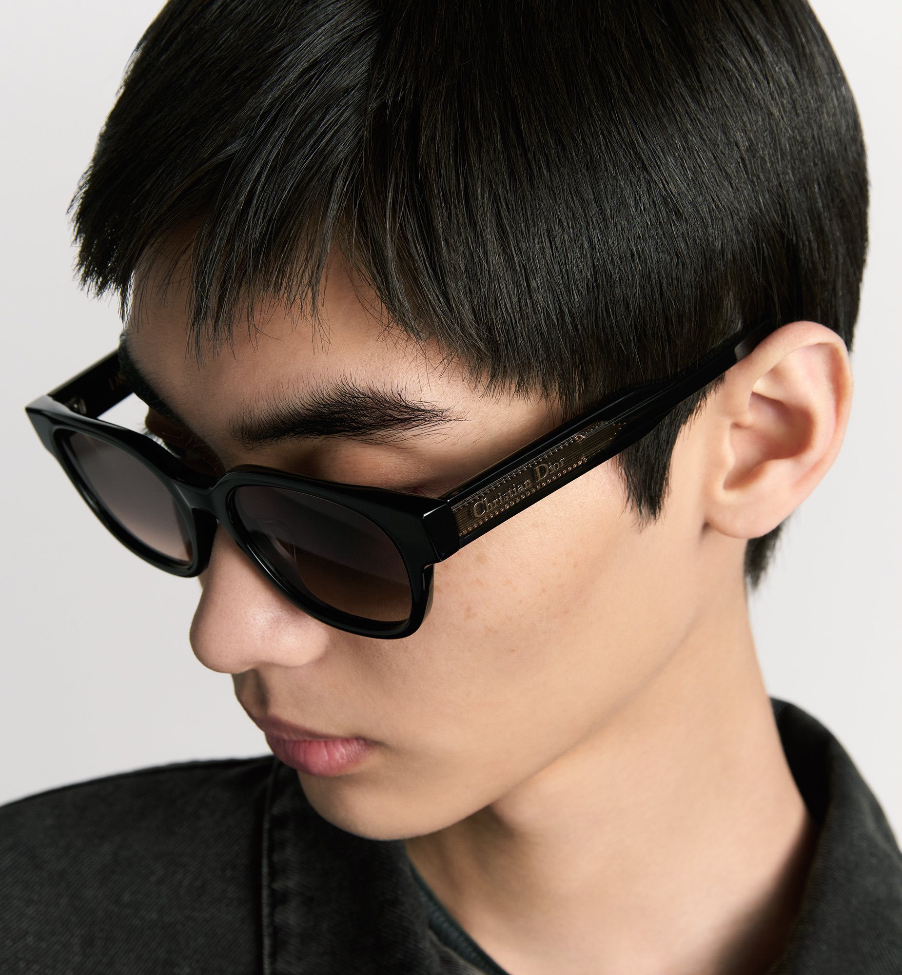 Christian Dior Couture Black Square Sunglasses for Men