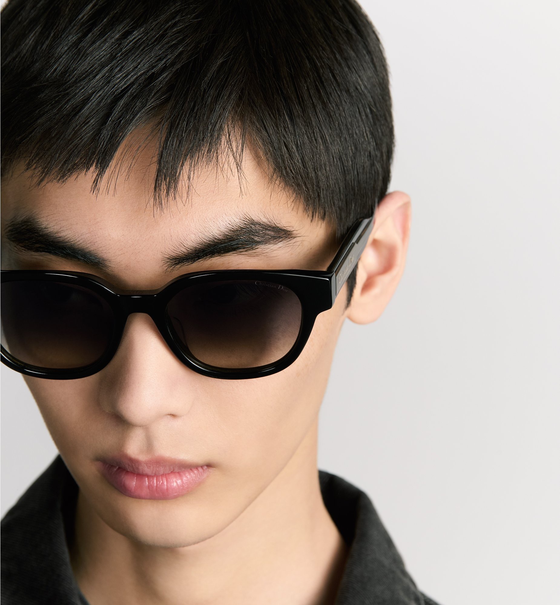 Christian Dior Couture Black Square Sunglasses for Men