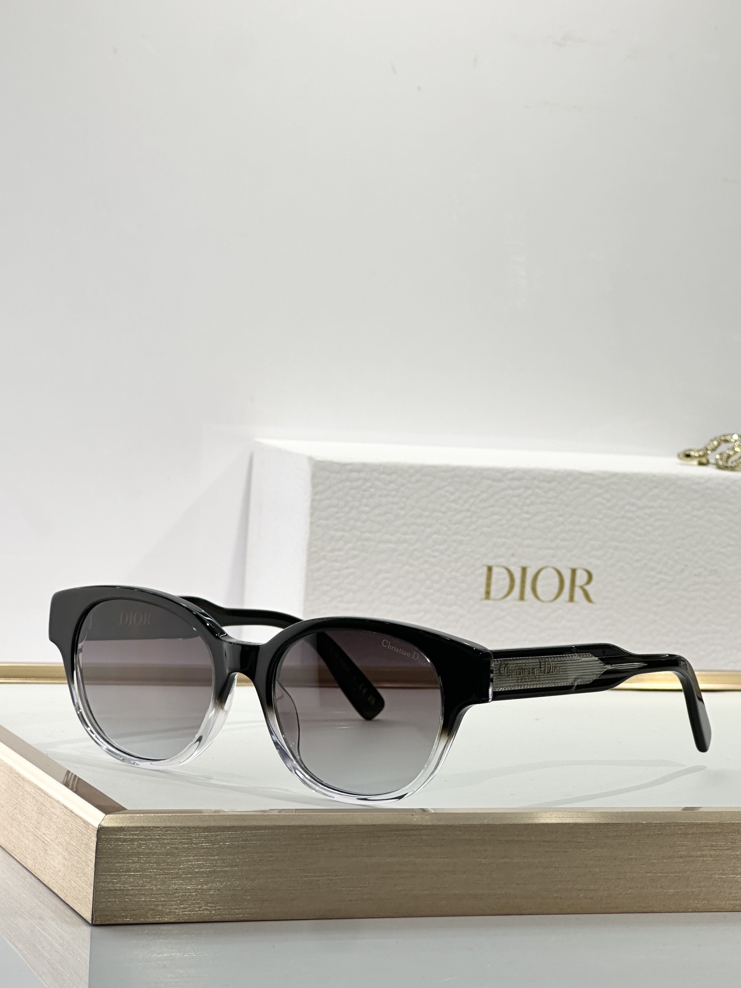 Dior Black Acetate Sunglasses gradient – Dior Black Acetate Gradient