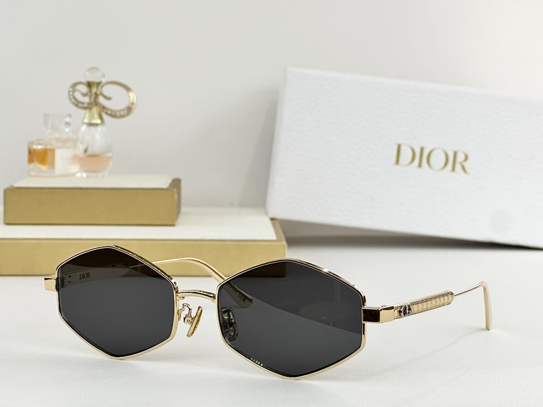 Dior Luxury Hexagonal Metal Optical Frames – Chic Eyewear