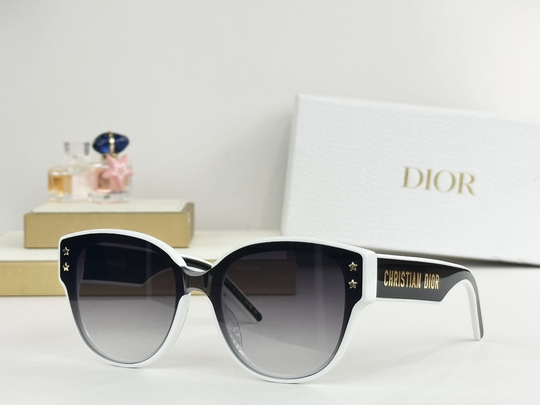 Christian Dior Luxury Oversized Cat-Eye Sunglasses