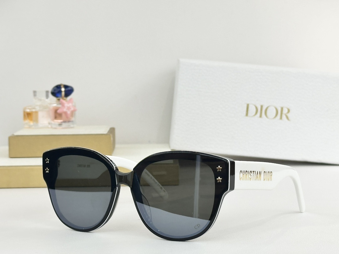 Christian Dior Luxury Oversized Cat-Eye Sunglasses