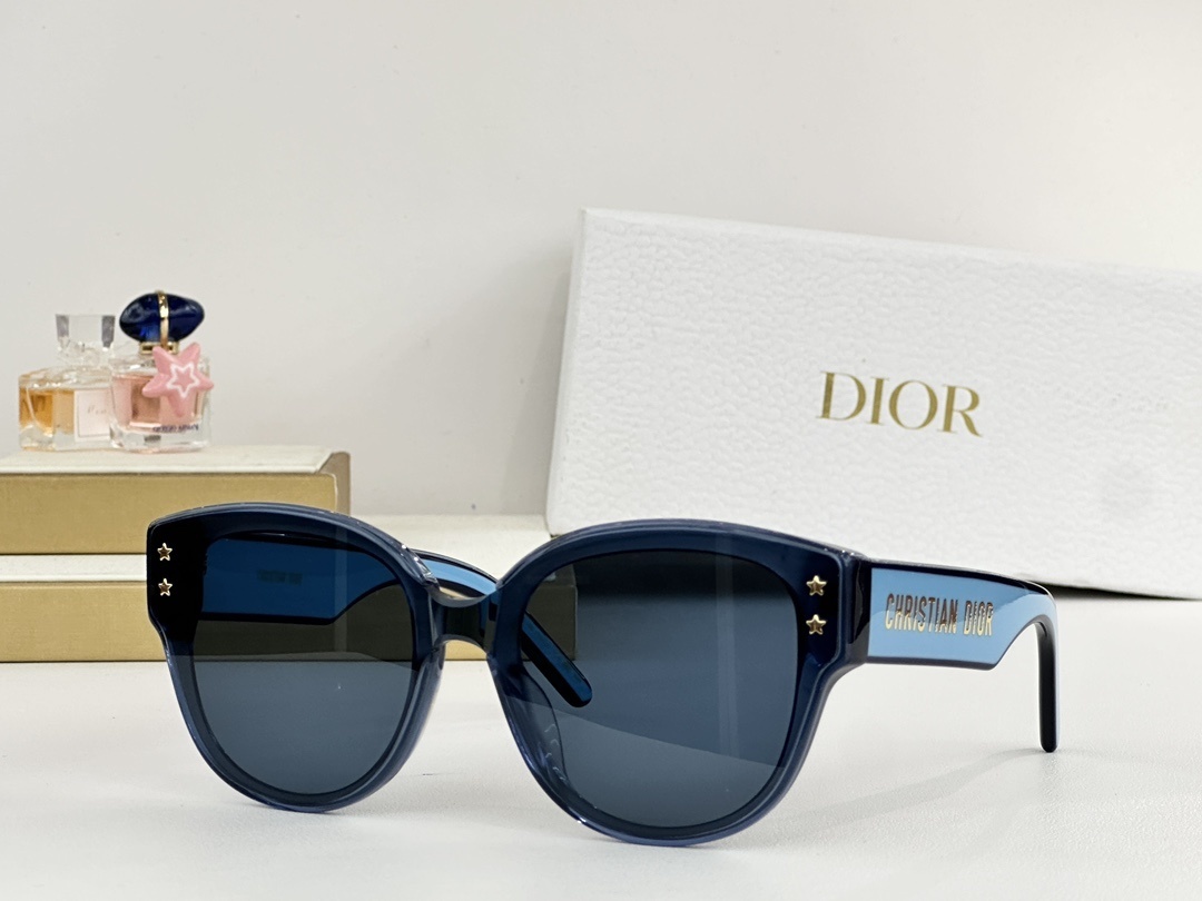 Christian Dior Luxury Oversized Cat-Eye Sunglasses