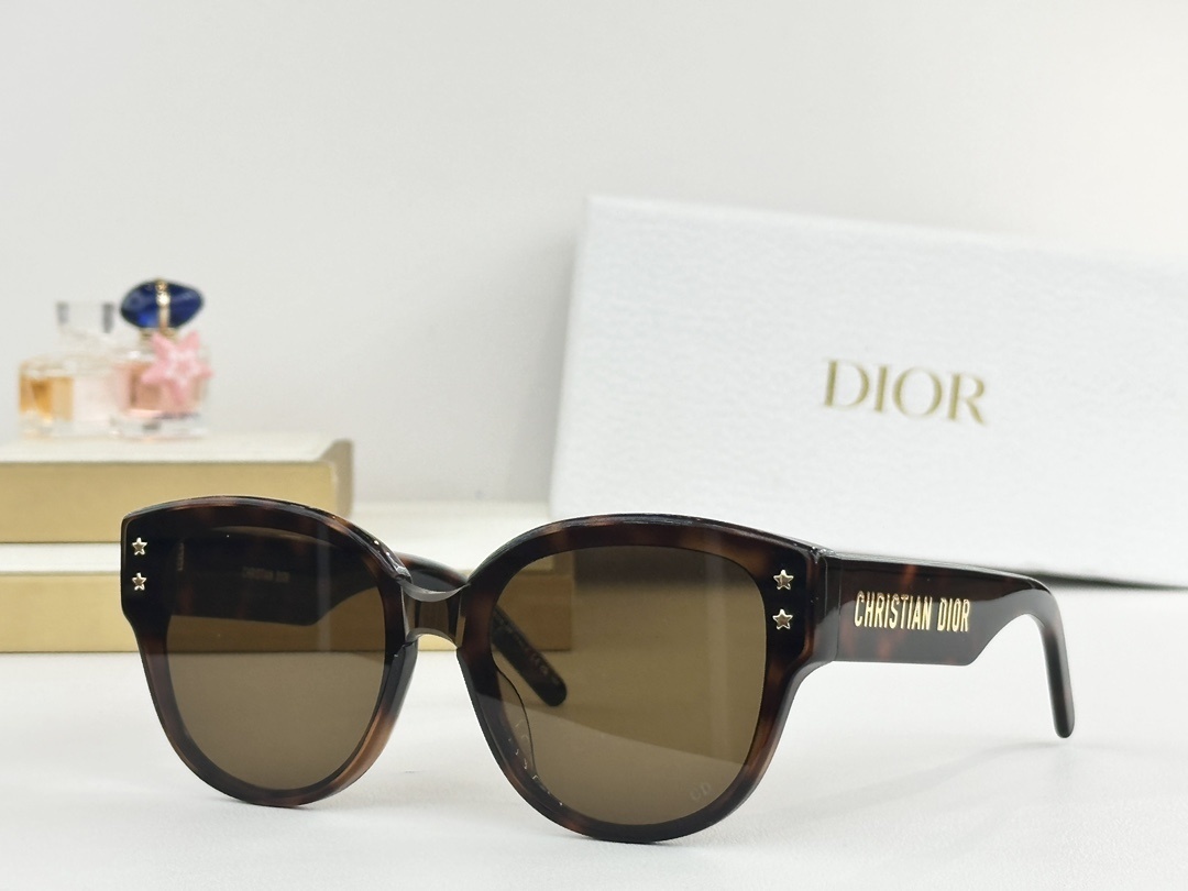 Christian Dior Luxury Oversized Cat-Eye Sunglasses