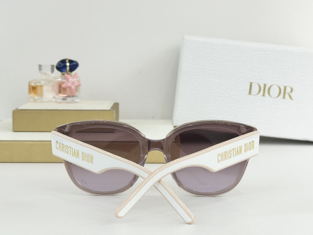 Christian Dior Luxury Oversized Cat-Eye Sunglasses