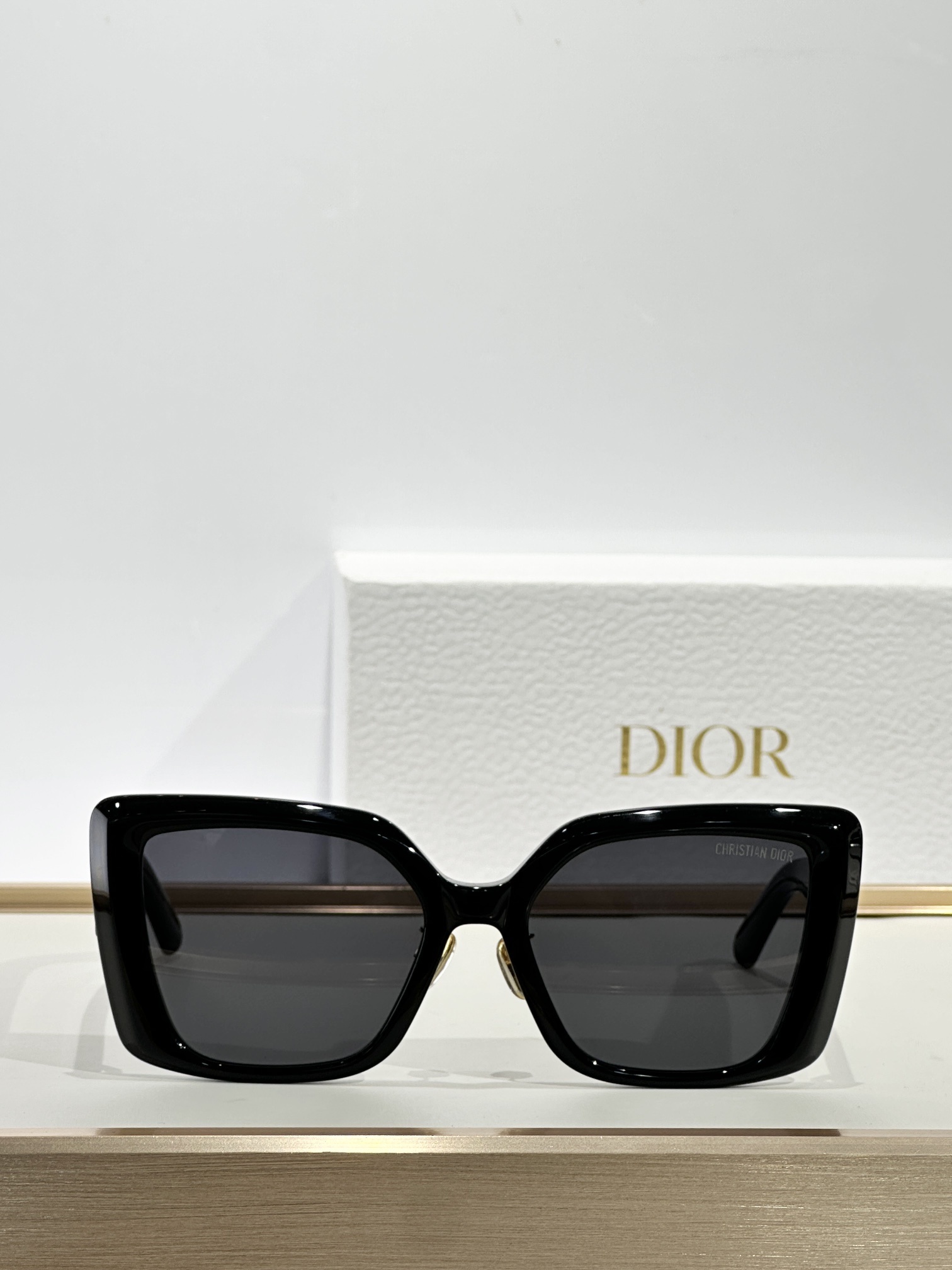 DiorMidnight S5I Black Square Sunglasses – Luxury Dior Eyewear