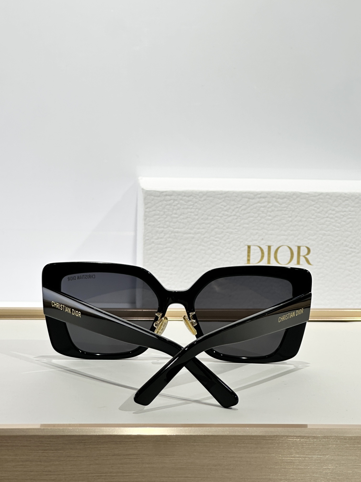 DiorMidnight S5I Black Square Sunglasses – Luxury Dior Eyewear