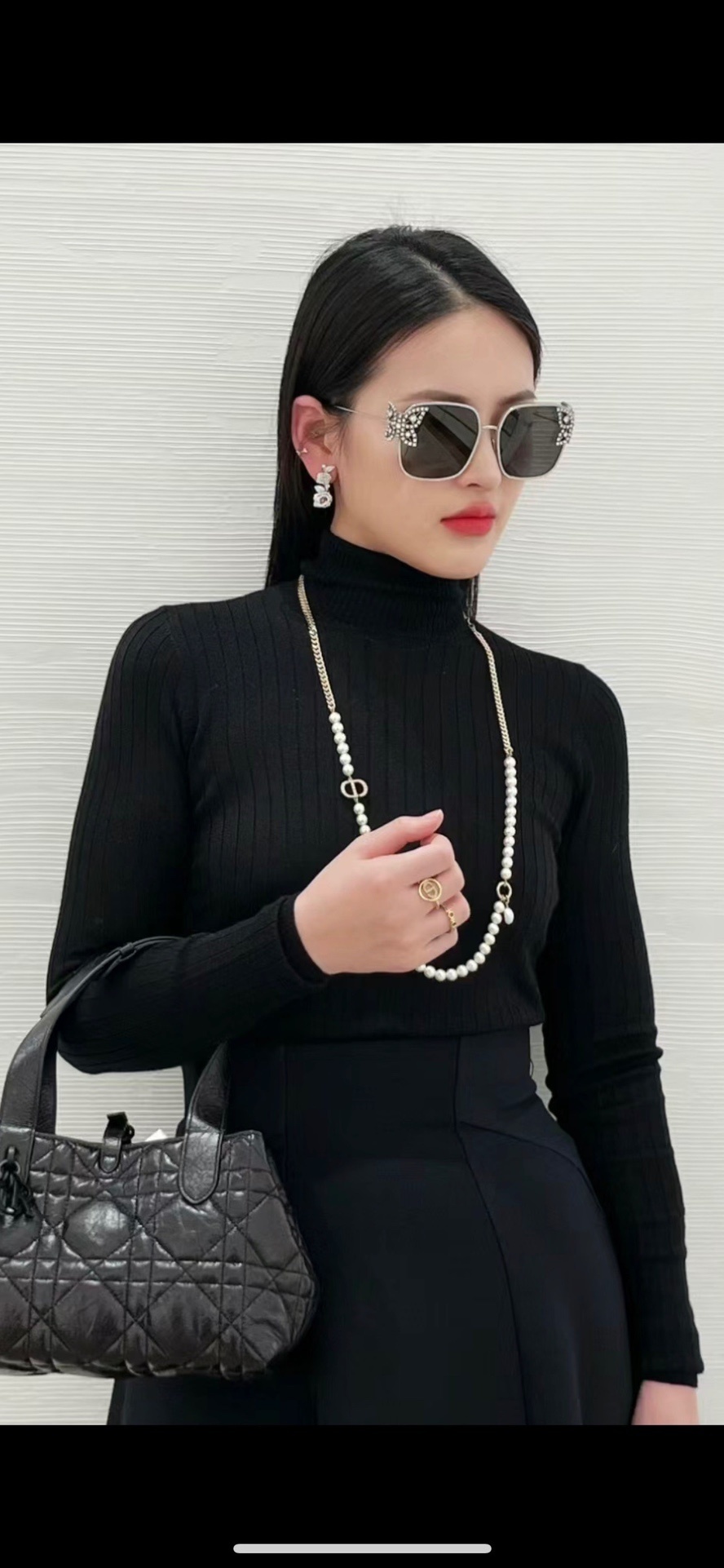 Dior Fantastica Butterfly Sunglasses – Black Frame