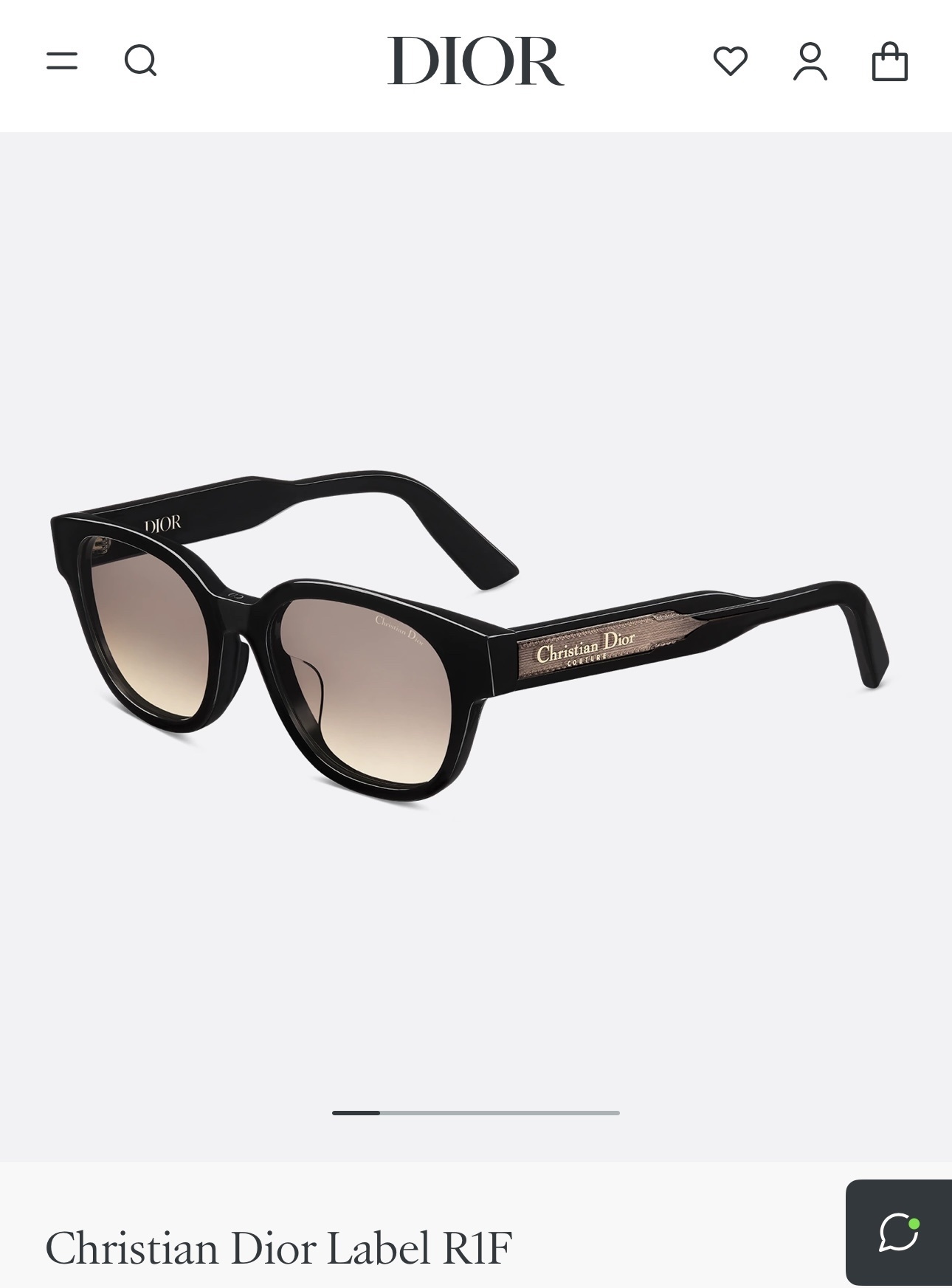 Dior Label R1F Black Sunglasses – Designer Eyewear