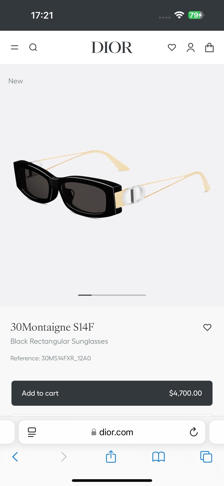 Dior 30Montaigne Black Sunglasses – Dior 30Montaigne S14F Black