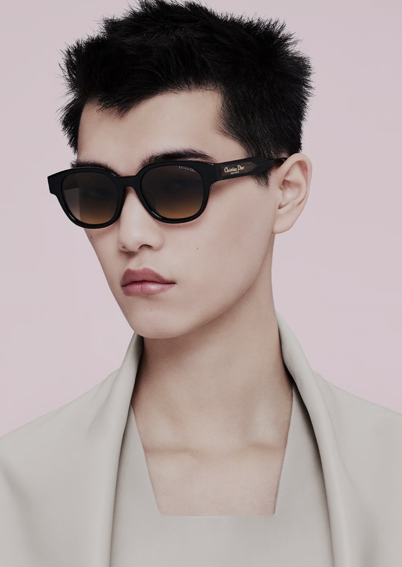 Dior Label R1F Black Sunglasses – Gradient Lens