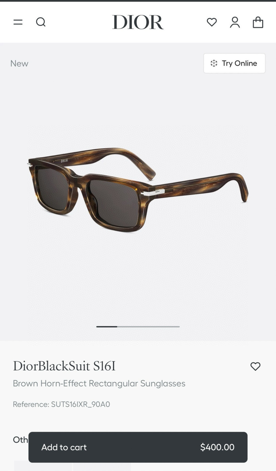 Premium Rectangular Sunglasses for Men – Bold Black Frame