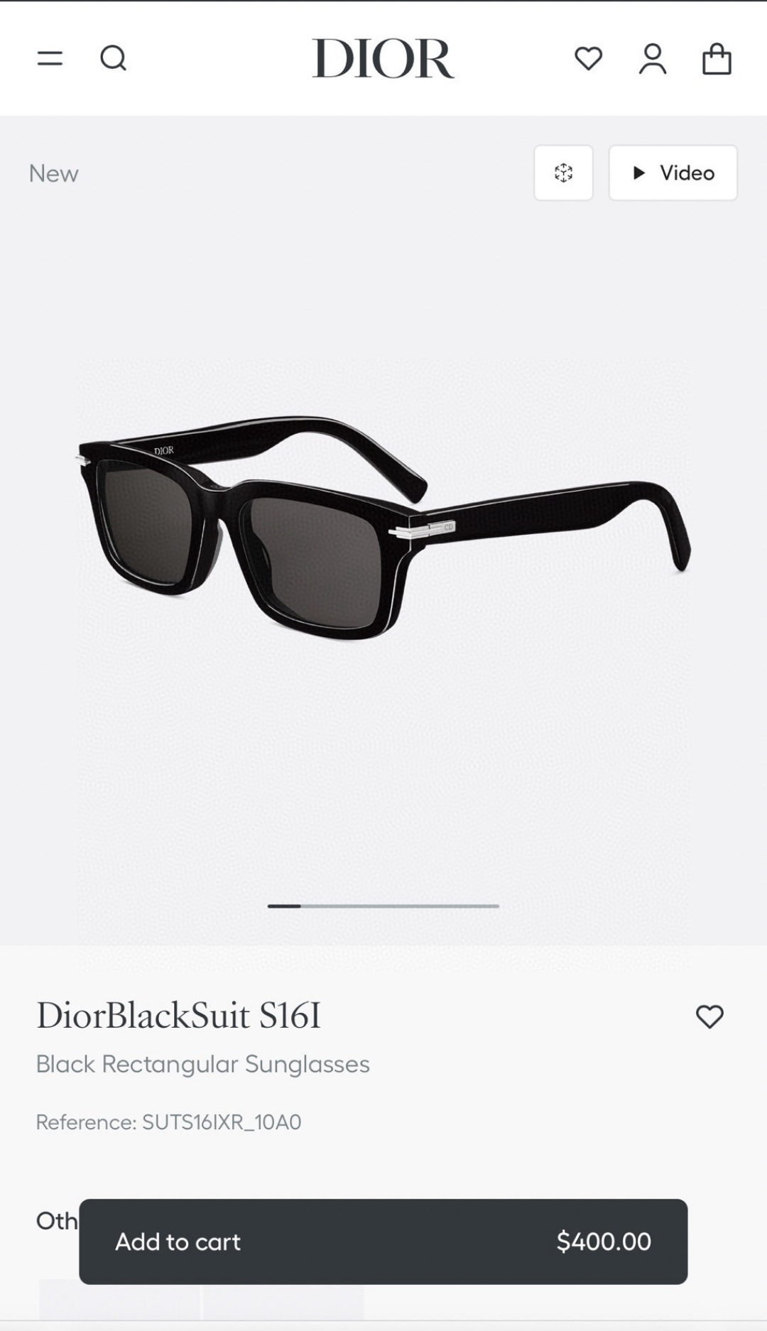 Premium Rectangular Sunglasses for Men – Bold Black Frame