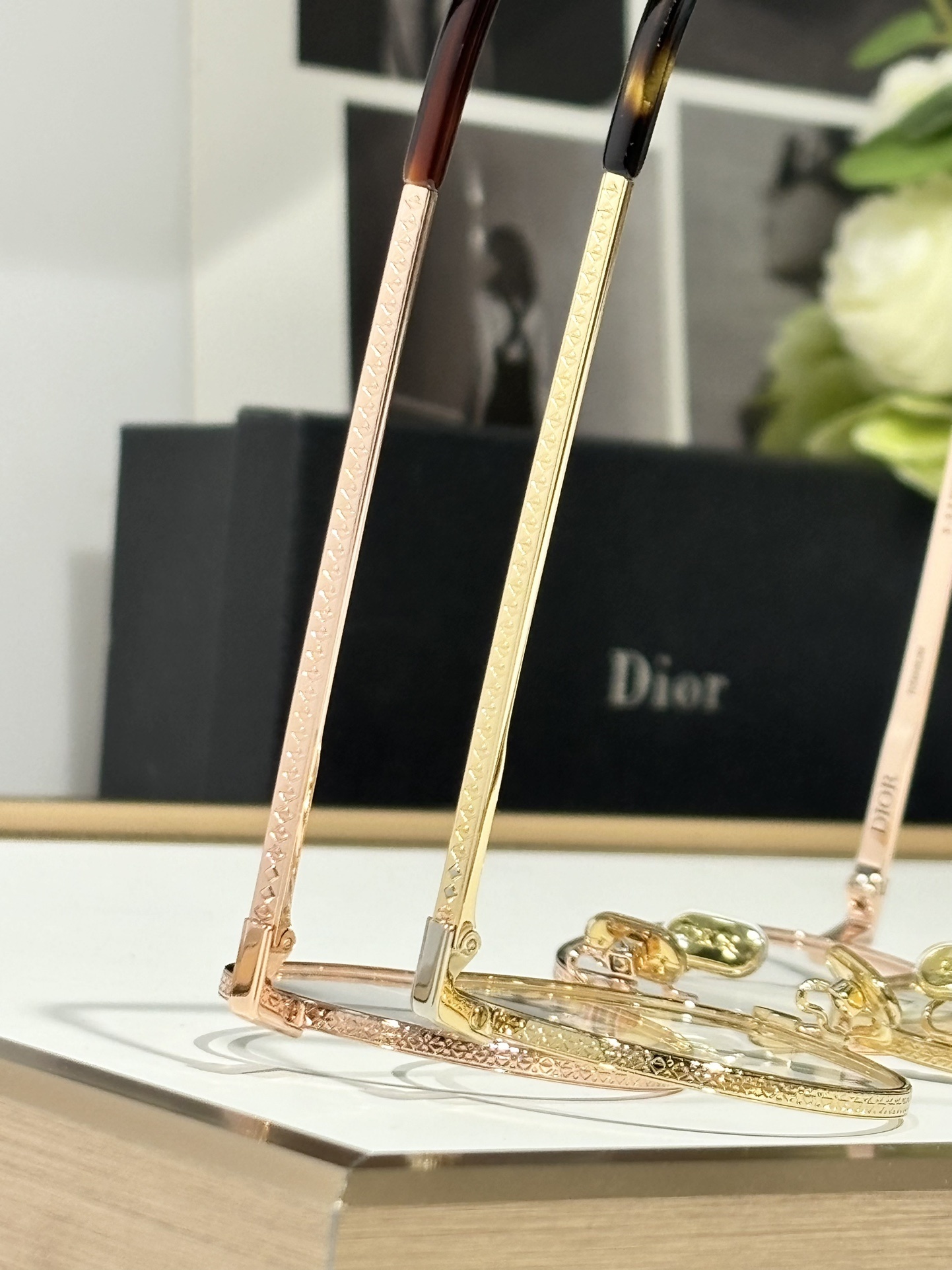 Dior Titanium Round Eyeglasses – Luxury Designer Frames