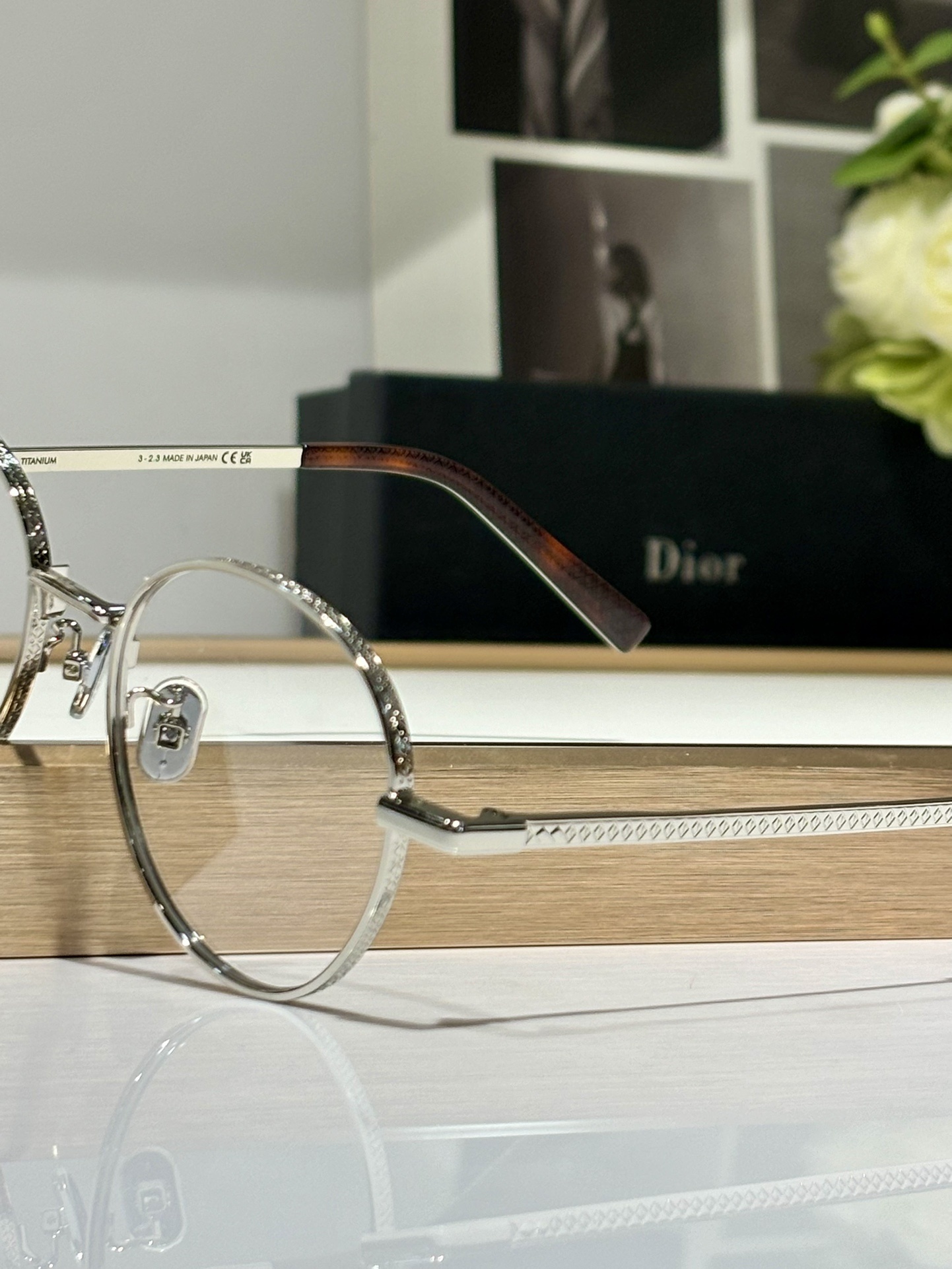 Dior Titanium Round Eyeglasses – Luxury Designer Frames