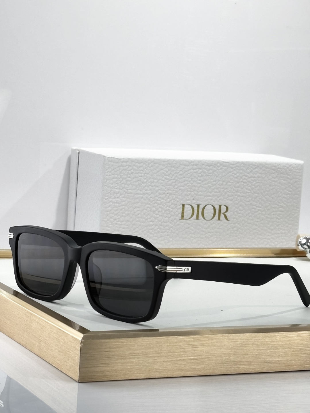 classic Dior Black Rectangular Sunglasses – Dior Black Rectangular