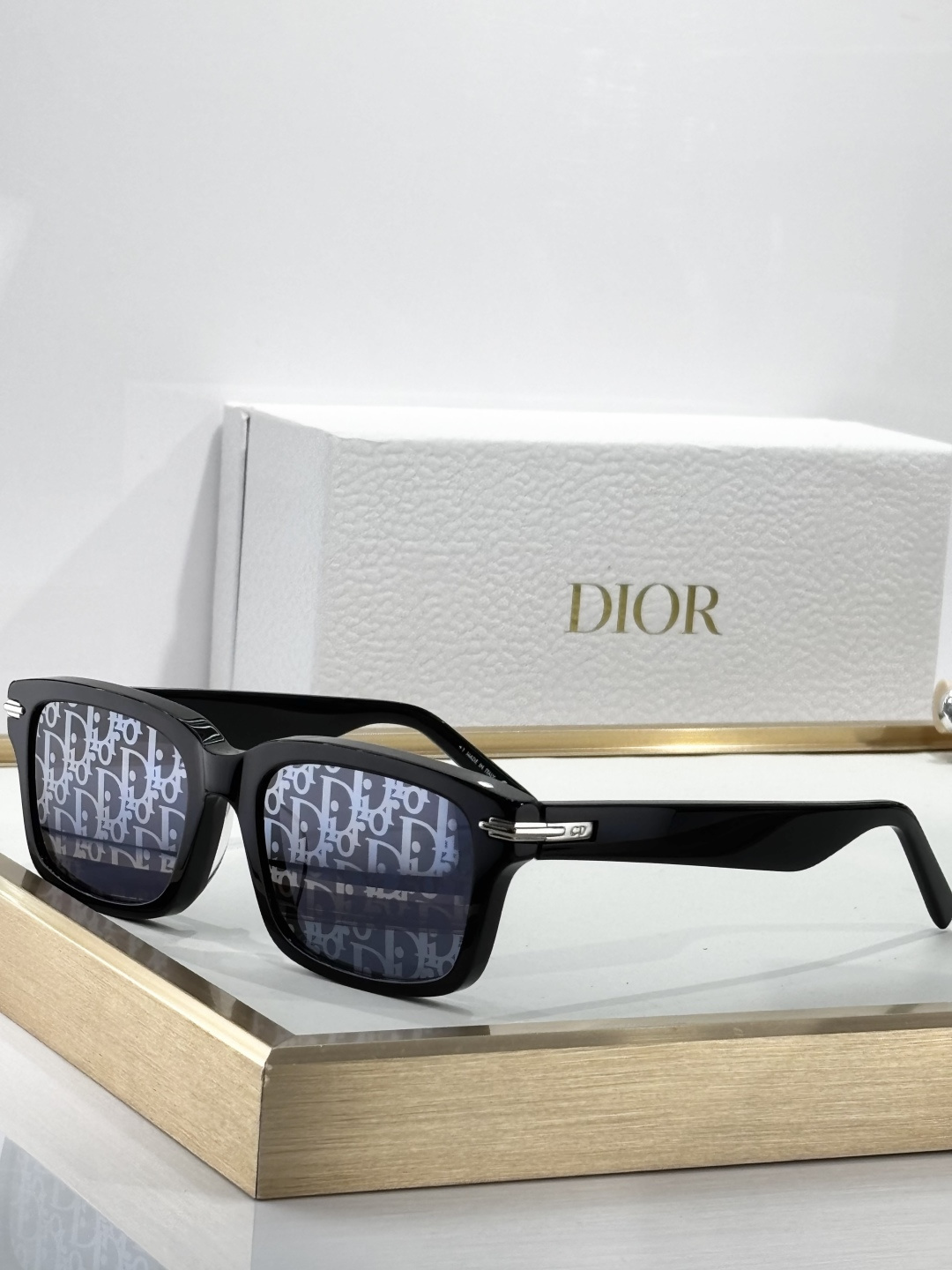 Dior Black Square Sunglasses – Premium Luxury Eyewear for Men