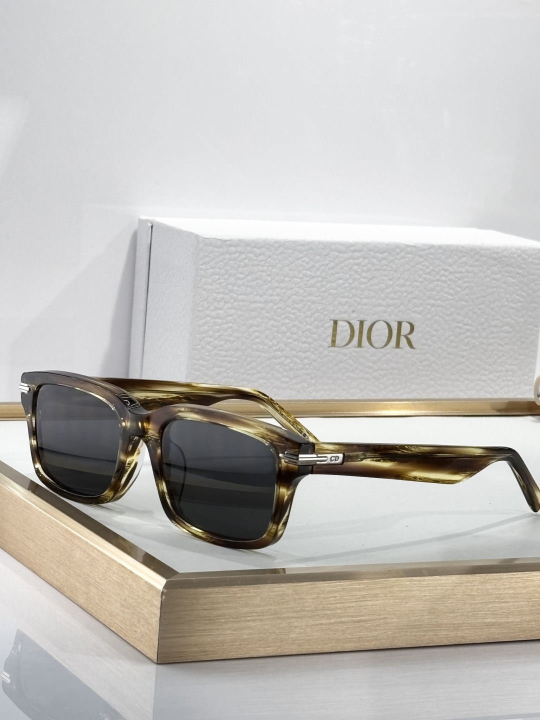 Dior Black Square Sunglasses – Premium Luxury Eyewear for Men