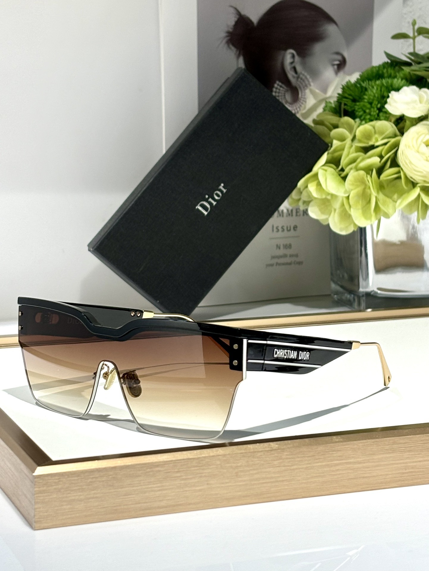 Christian Dior Oversized Shield Sunglasses – Premium Luxury Eyewear
