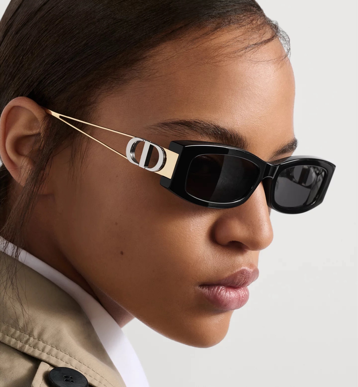 Dior Black Rectangular Sunglasses 30montaigne – Dior 30Montaigne S14I