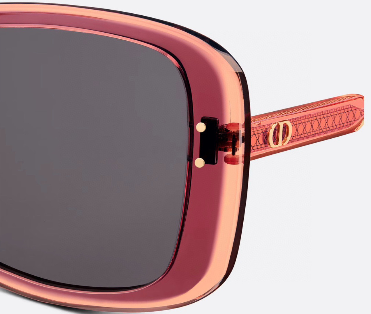Dior Oversized Square Peach Sunglasses for Women