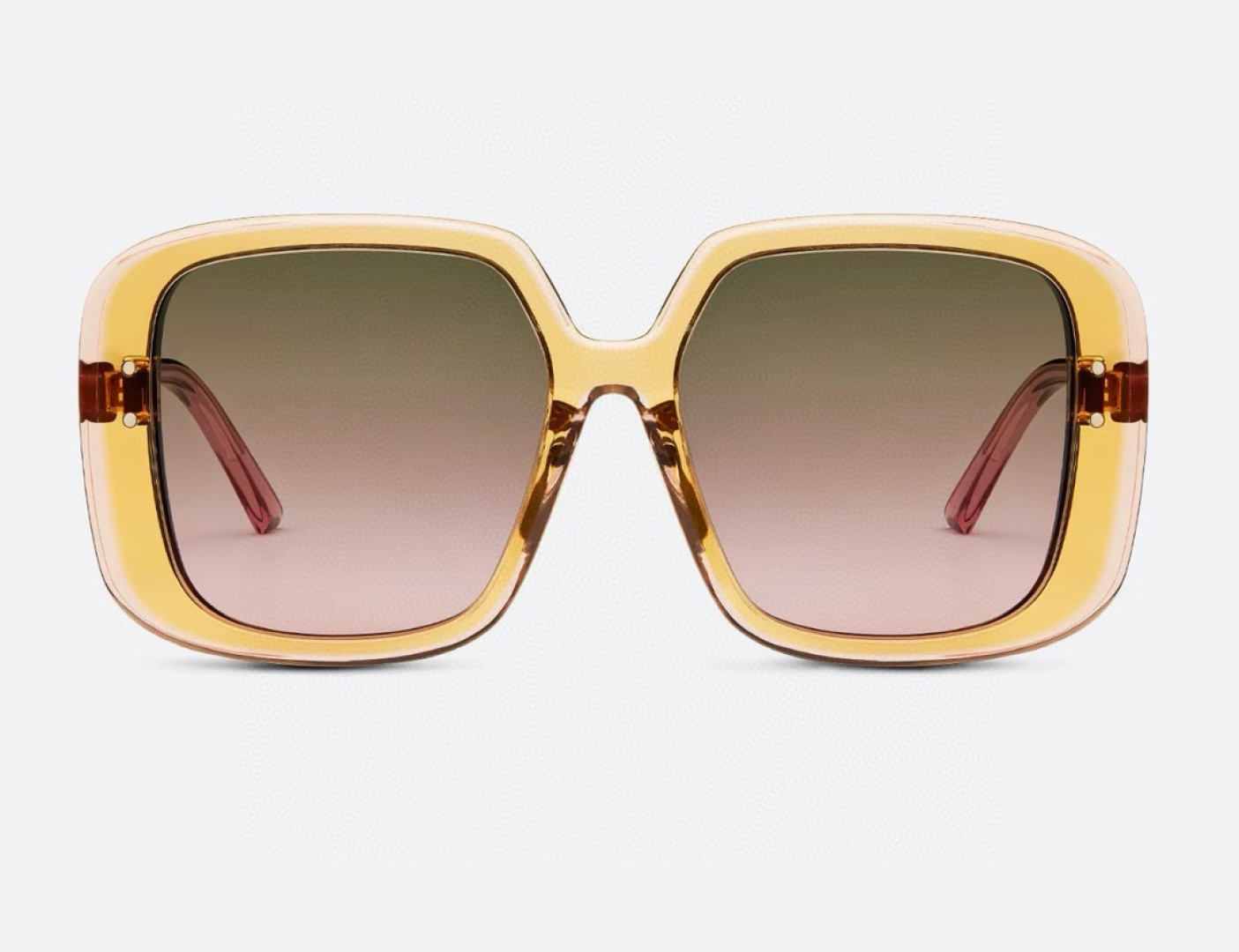 Dior Oversized Square Peach Sunglasses for Women